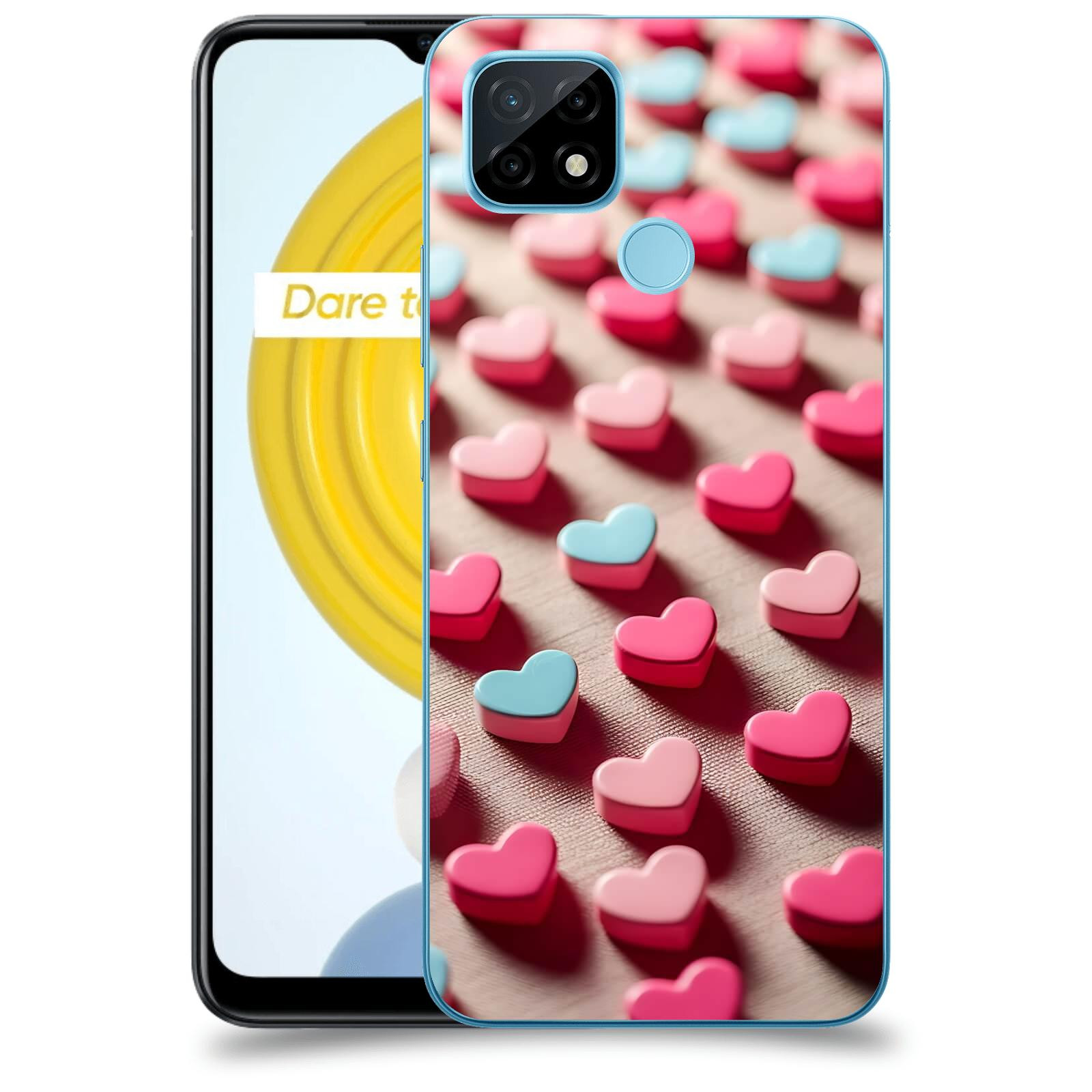 ACOVER Kryt na mobil Realme C21 - Láska a Nekonečnost