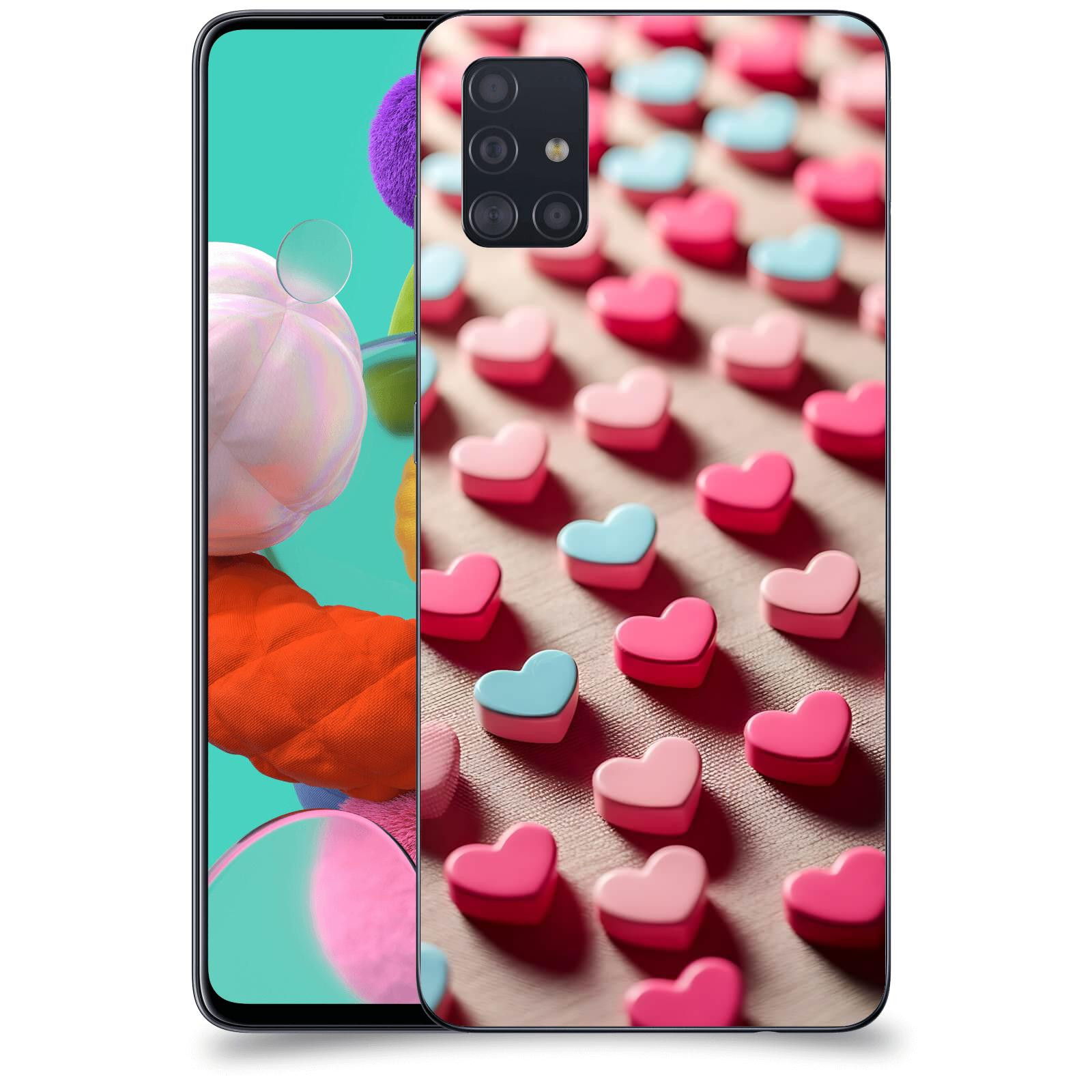 ACOVER Kryt na mobil Samsung Galaxy A51 A515F - Láska a Nekonečnost