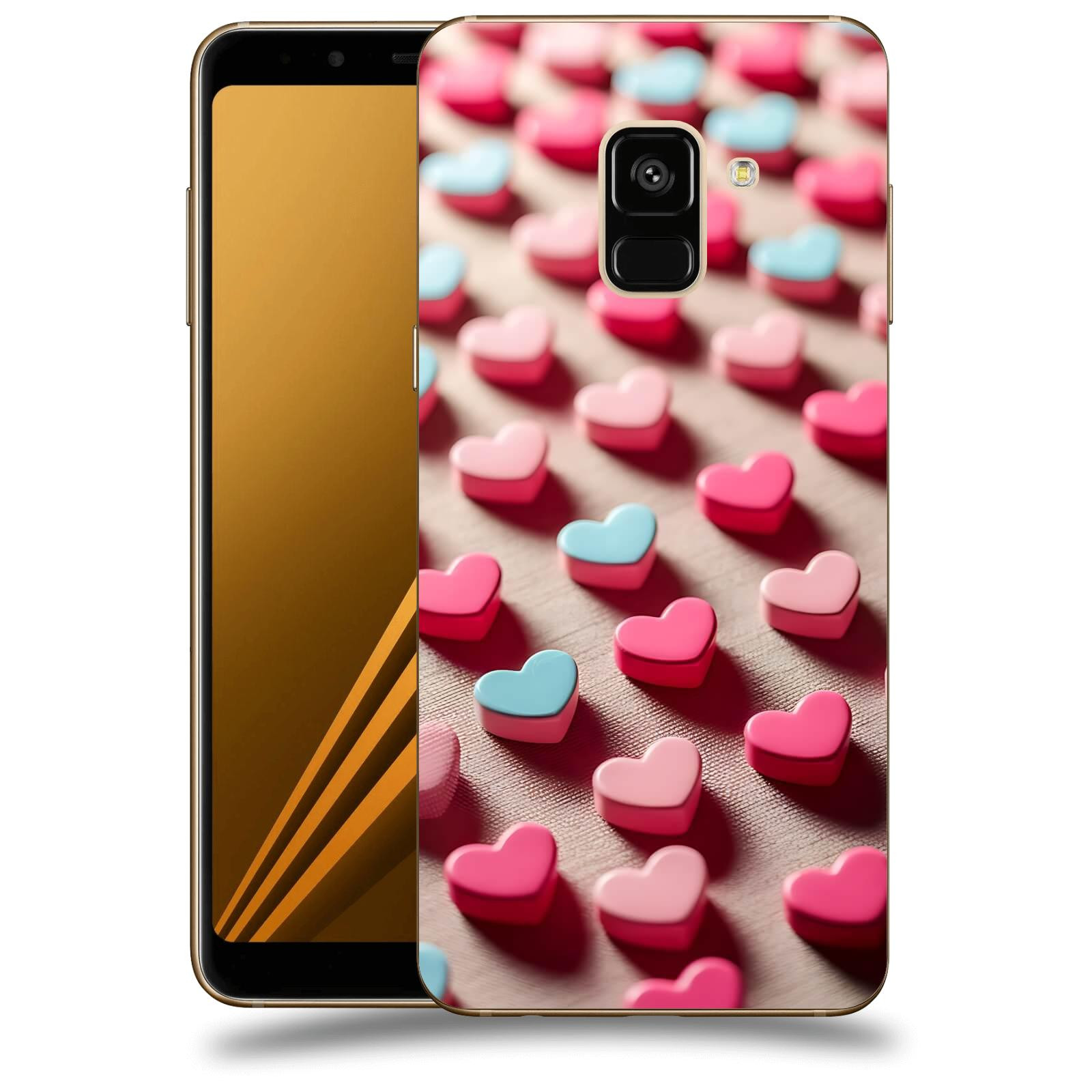 ACOVER Kryt na mobil Samsung Galaxy A8 2018 A530F - Láska a Nekonečnost