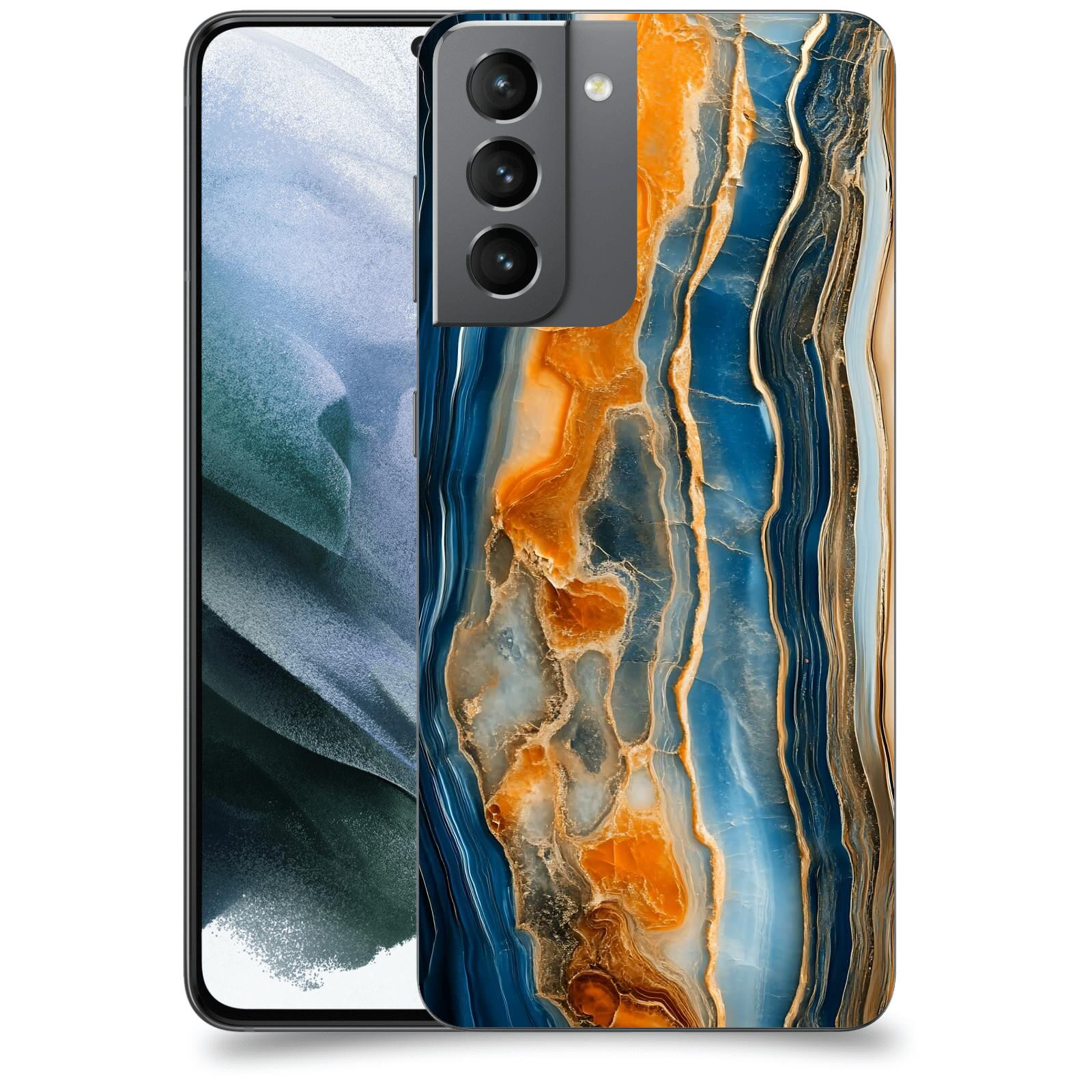 ACOVER Kryt na mobil Samsung Galaxy S21 G991B - Minerál a Energie