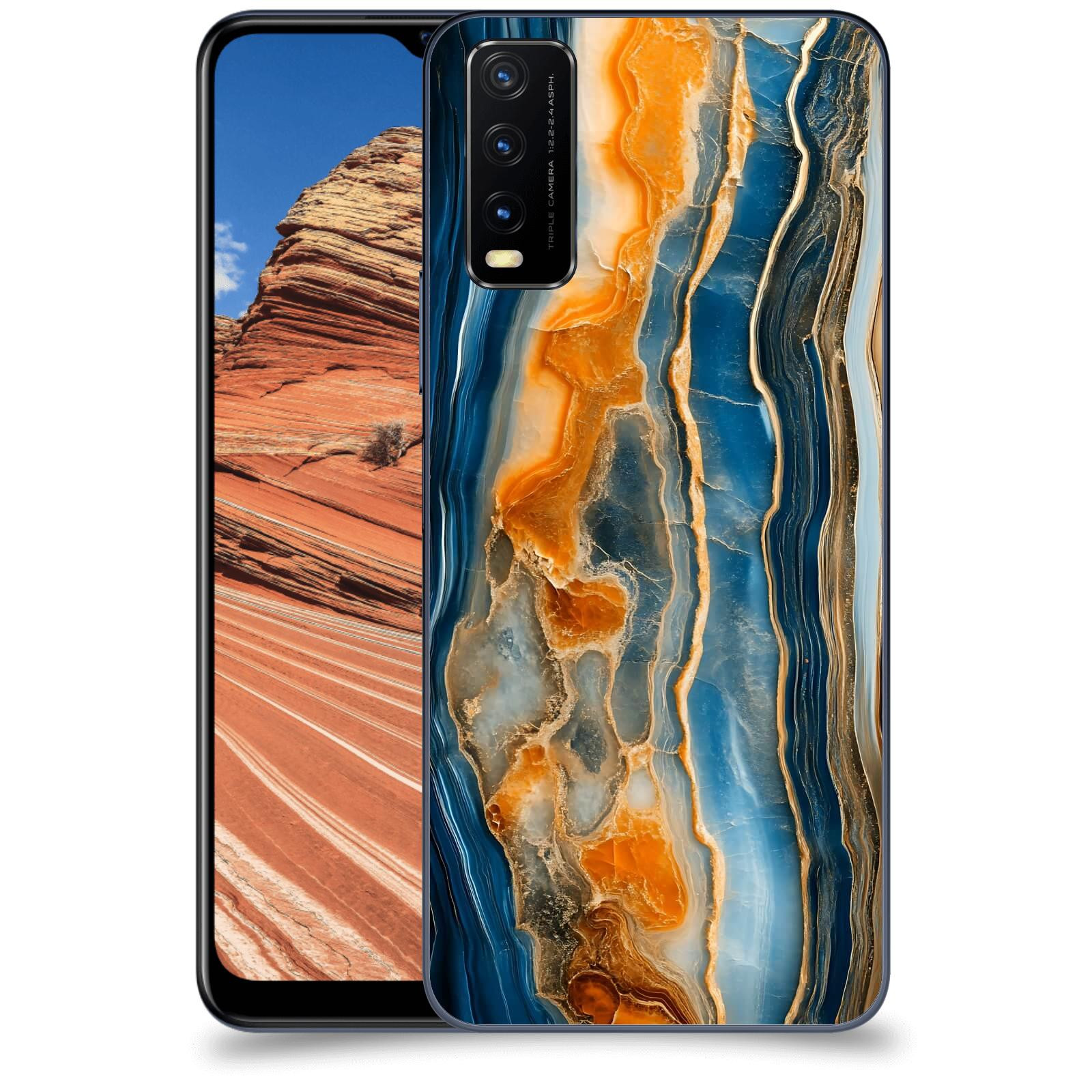ACOVER Kryt na mobil Vivo Y20s - Minerál a Energie