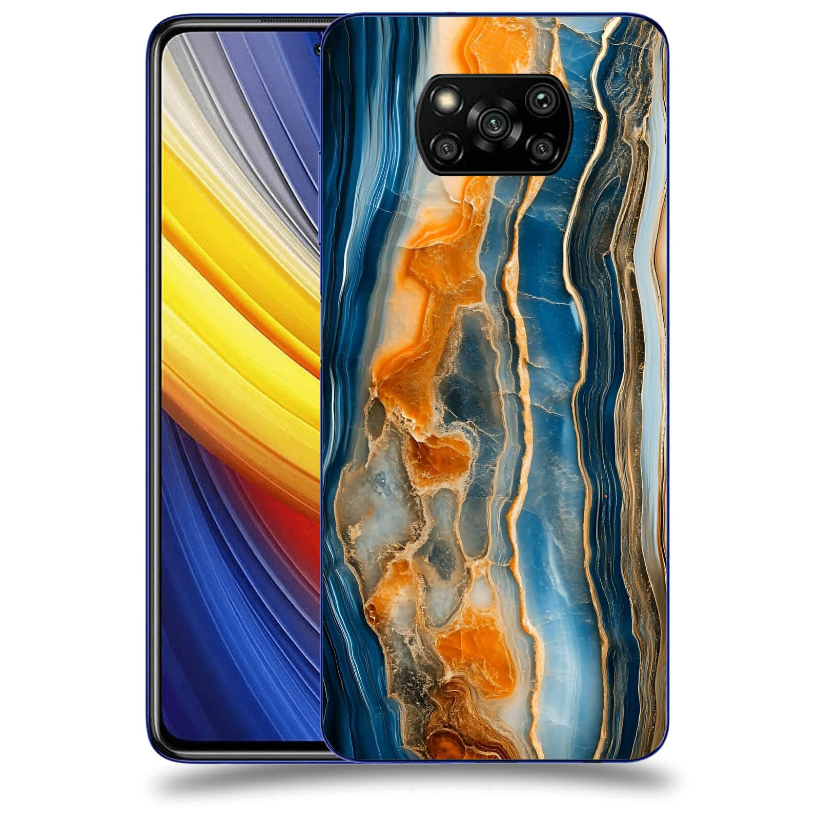 ACOVER Kryt na mobil Xiaomi Poco X3 Pro - Minerál a Energie