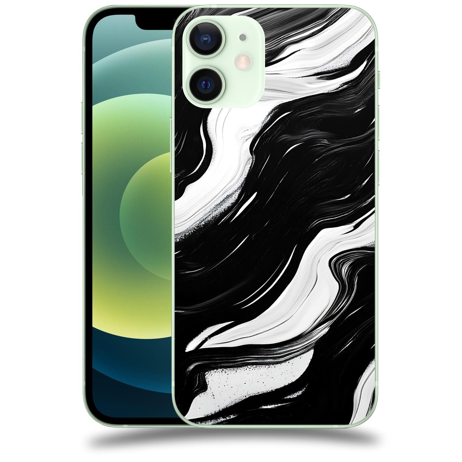 ACOVER Kryt na mobil Apple iPhone 12 mini - Monochromie a Proudění