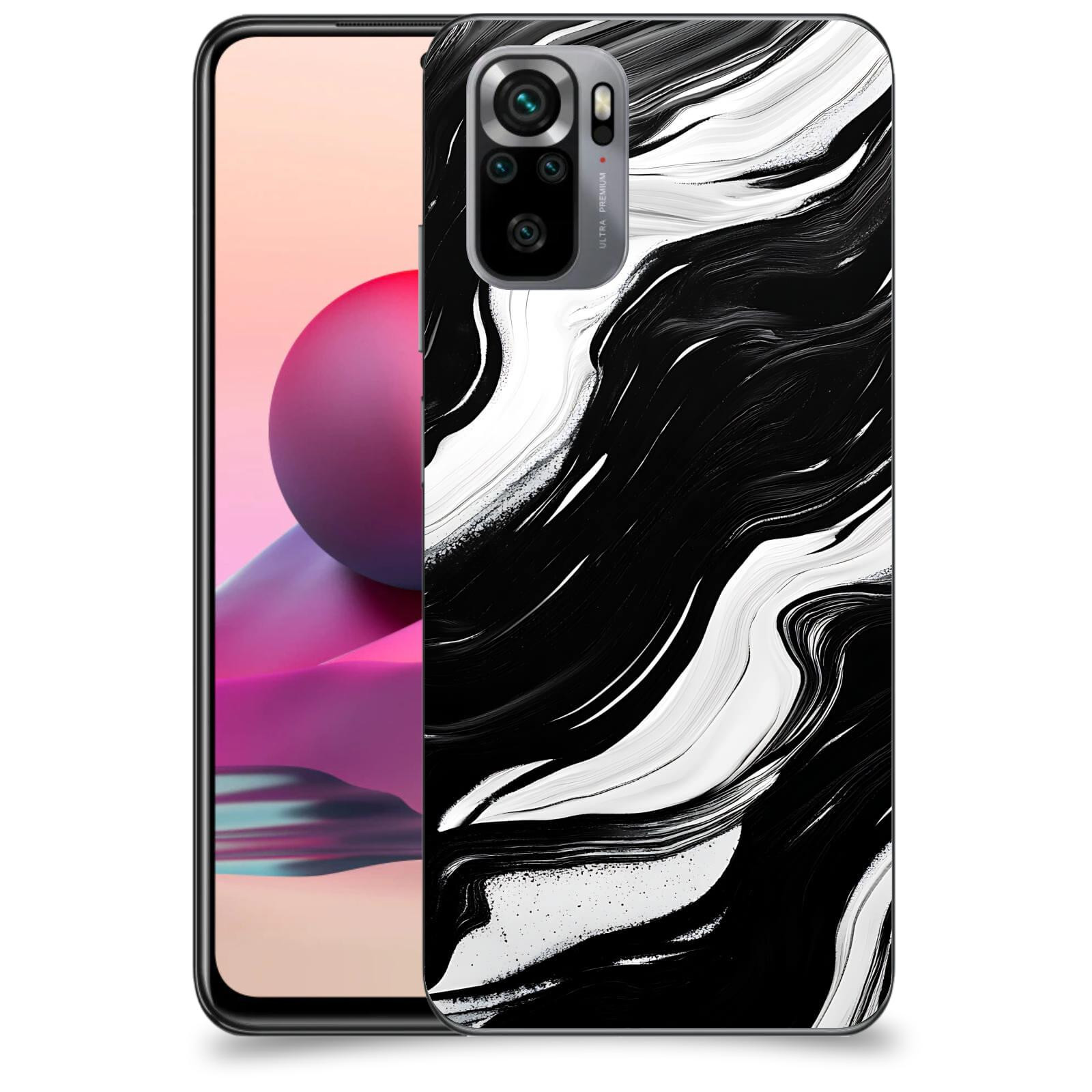 ACOVER Kryt na mobil Xiaomi Redmi Note 10S - Monochromie a Proudění