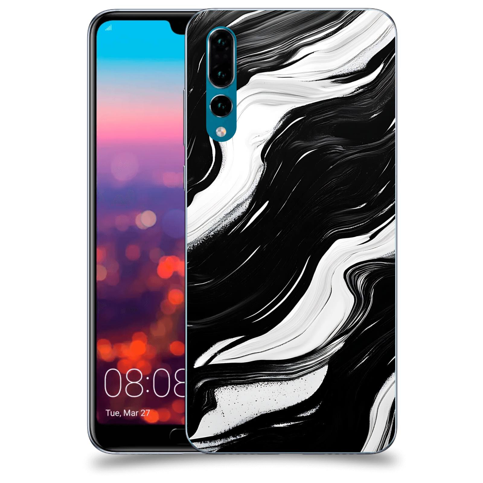 ACOVER Kryt na mobil Huawei P20 Pro - Monochromie a Proudění