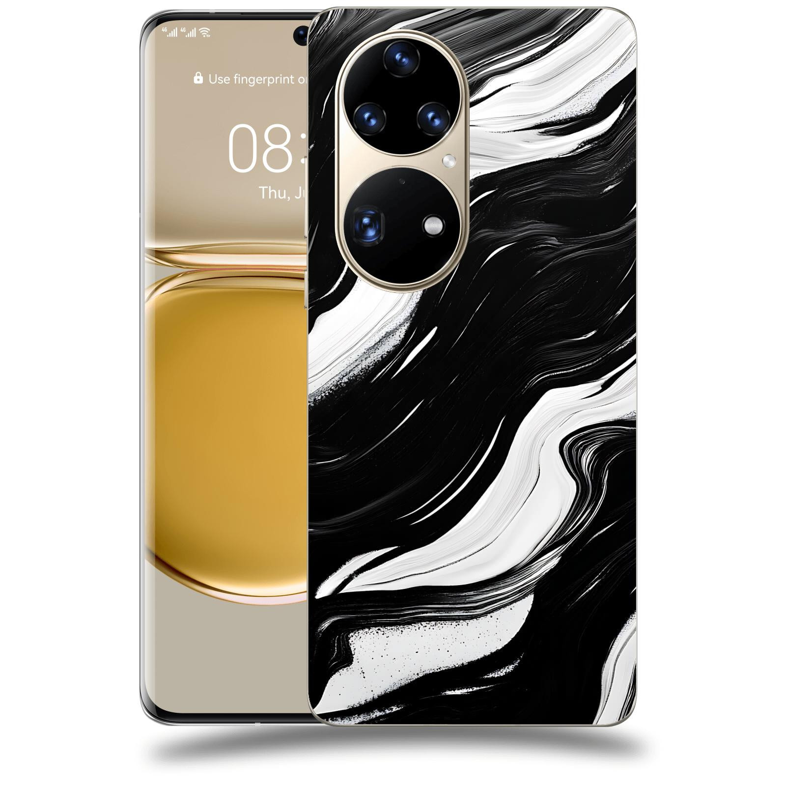 ACOVER Kryt na mobil Huawei P50 - Monochromie a Proudění