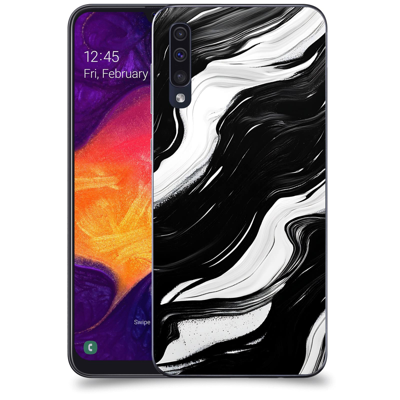 ACOVER Kryt na mobil Samsung Galaxy A50 A505F - Monochromie a Proudění