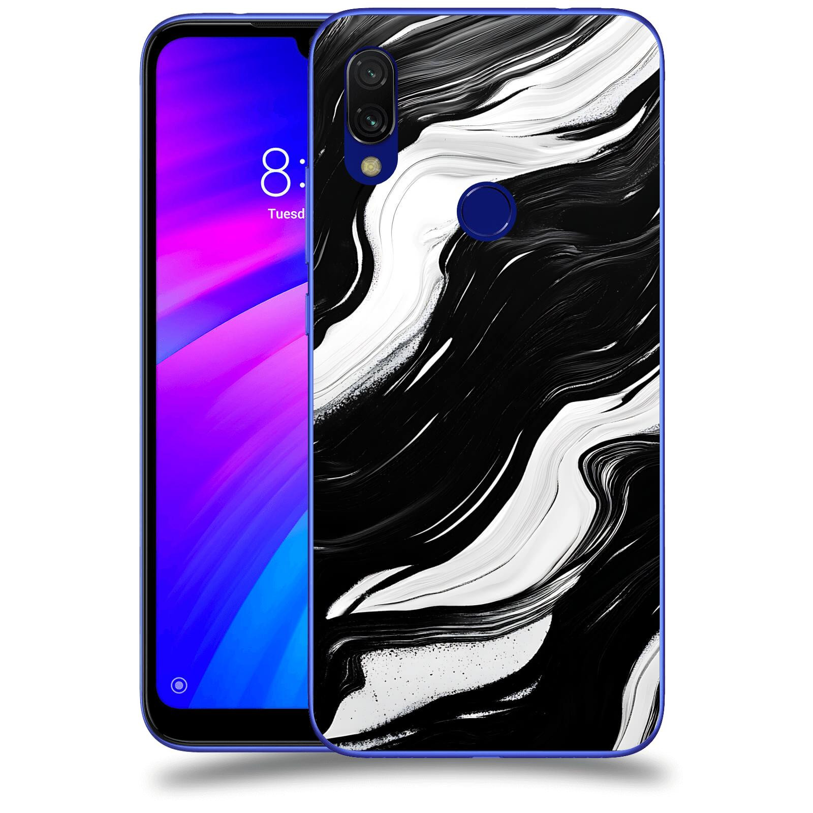 ACOVER Kryt na mobil Xiaomi Redmi 7 - Monochromie a Proudění