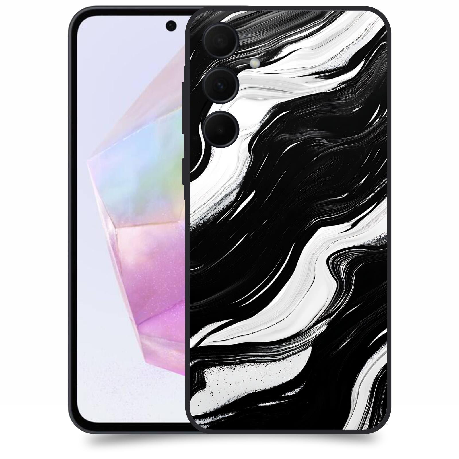 ACOVER Kryt na mobil Samsung Galaxy A35 5G - Monochromie a Proudění