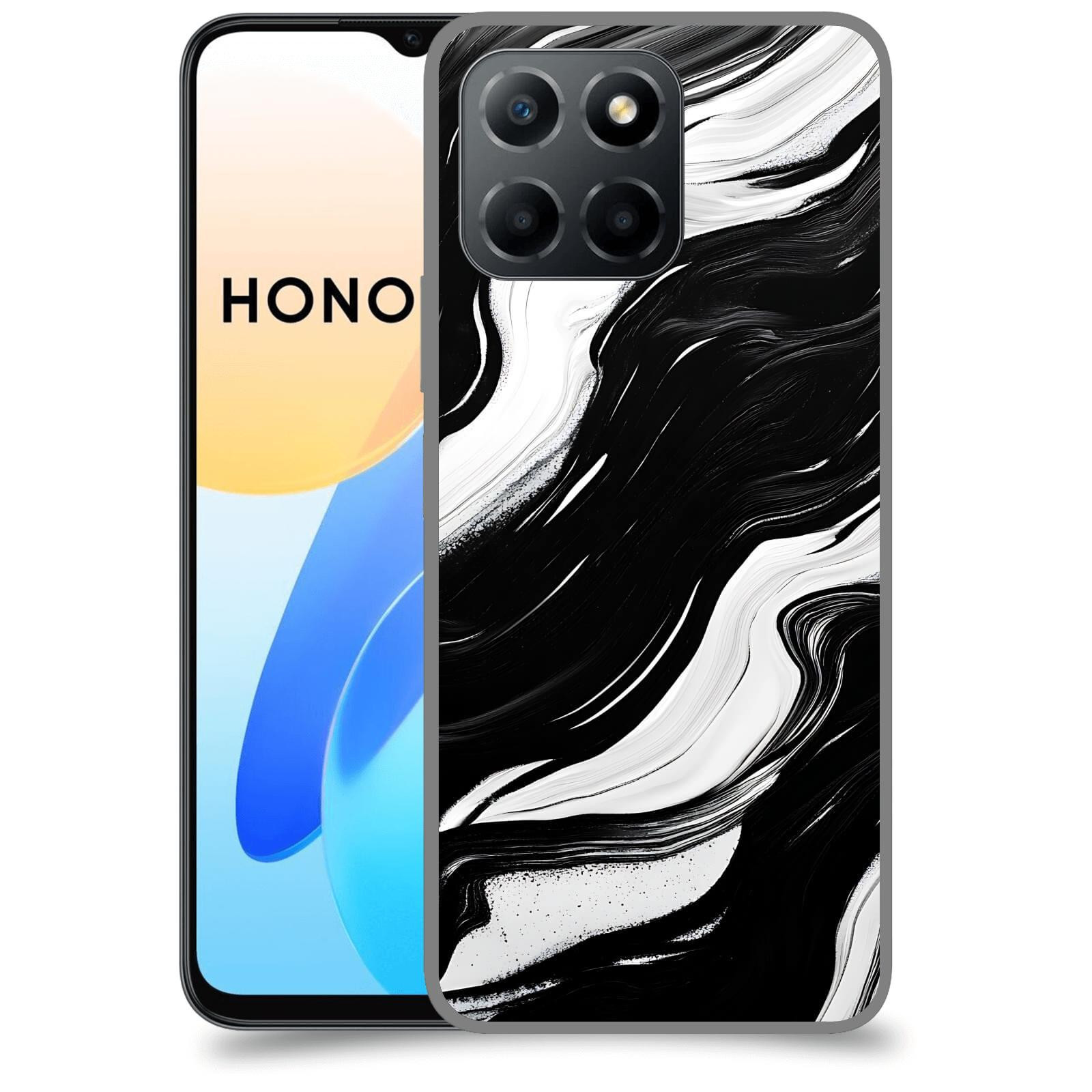 ACOVER Kryt na mobil Honor X8 4G - Monochromie a Proudění