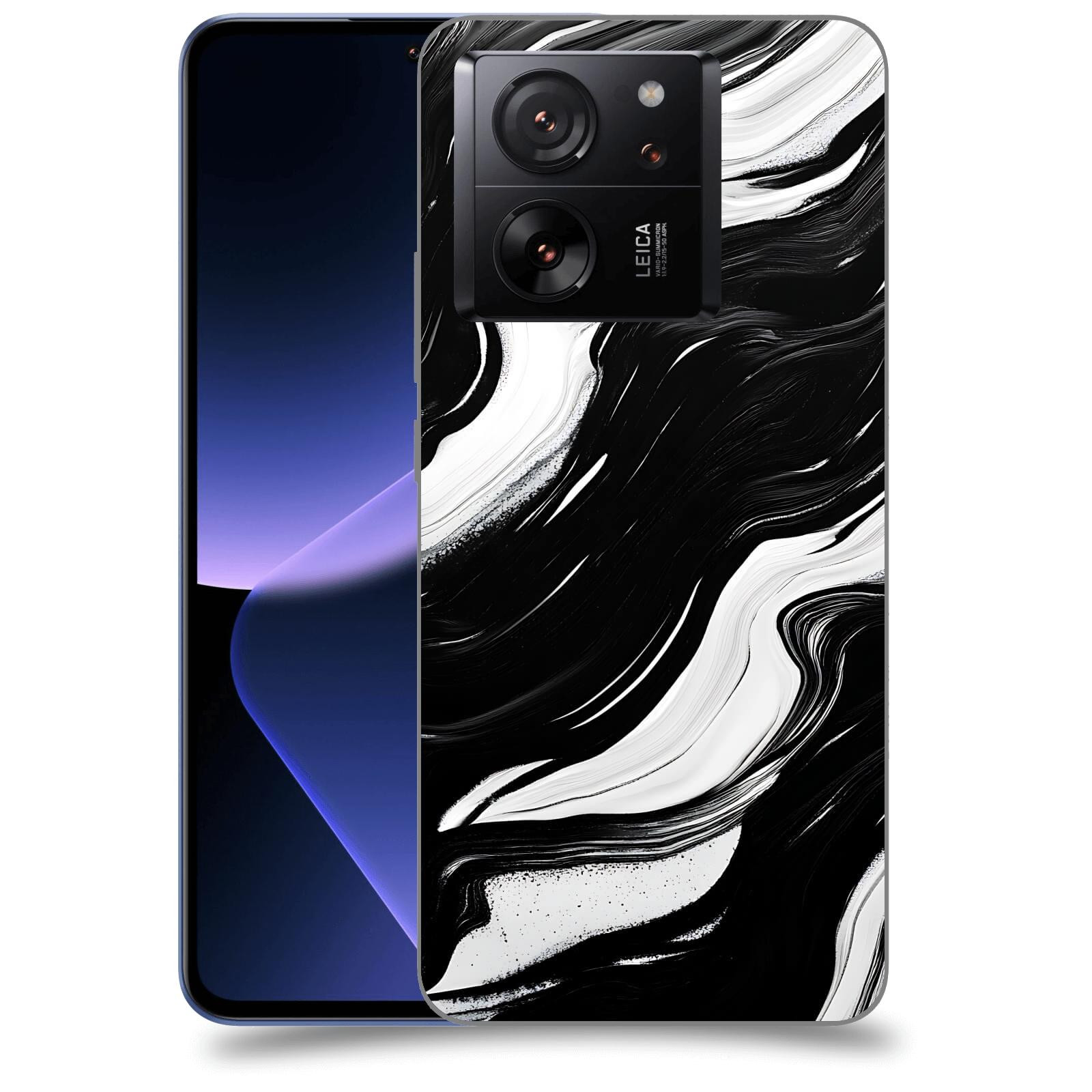 ACOVER Kryt na mobil Xiaomi 13T - Monochromie a Proudění