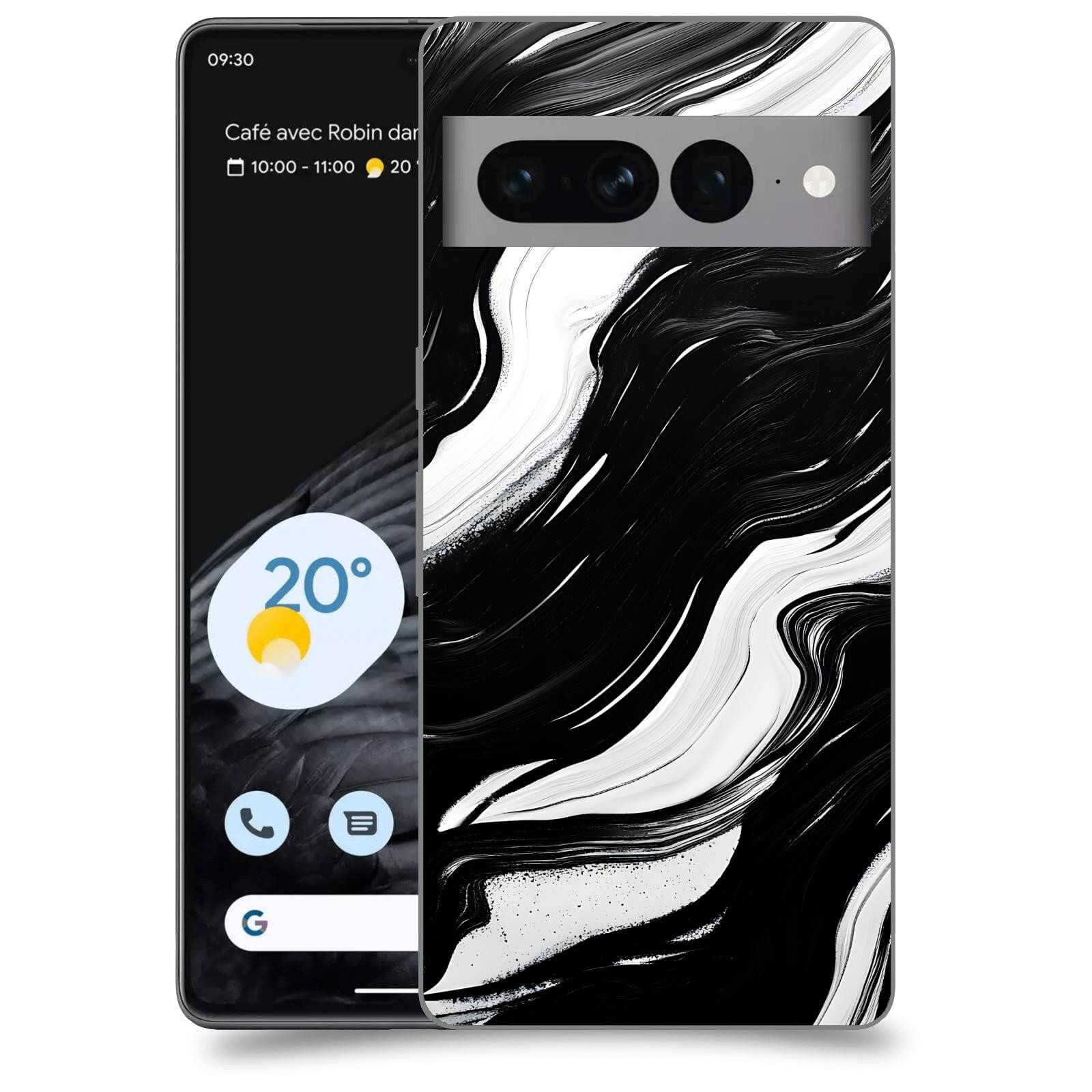 ACOVER Kryt na mobil Google pixel 7 pro - Monochromie a Proudění