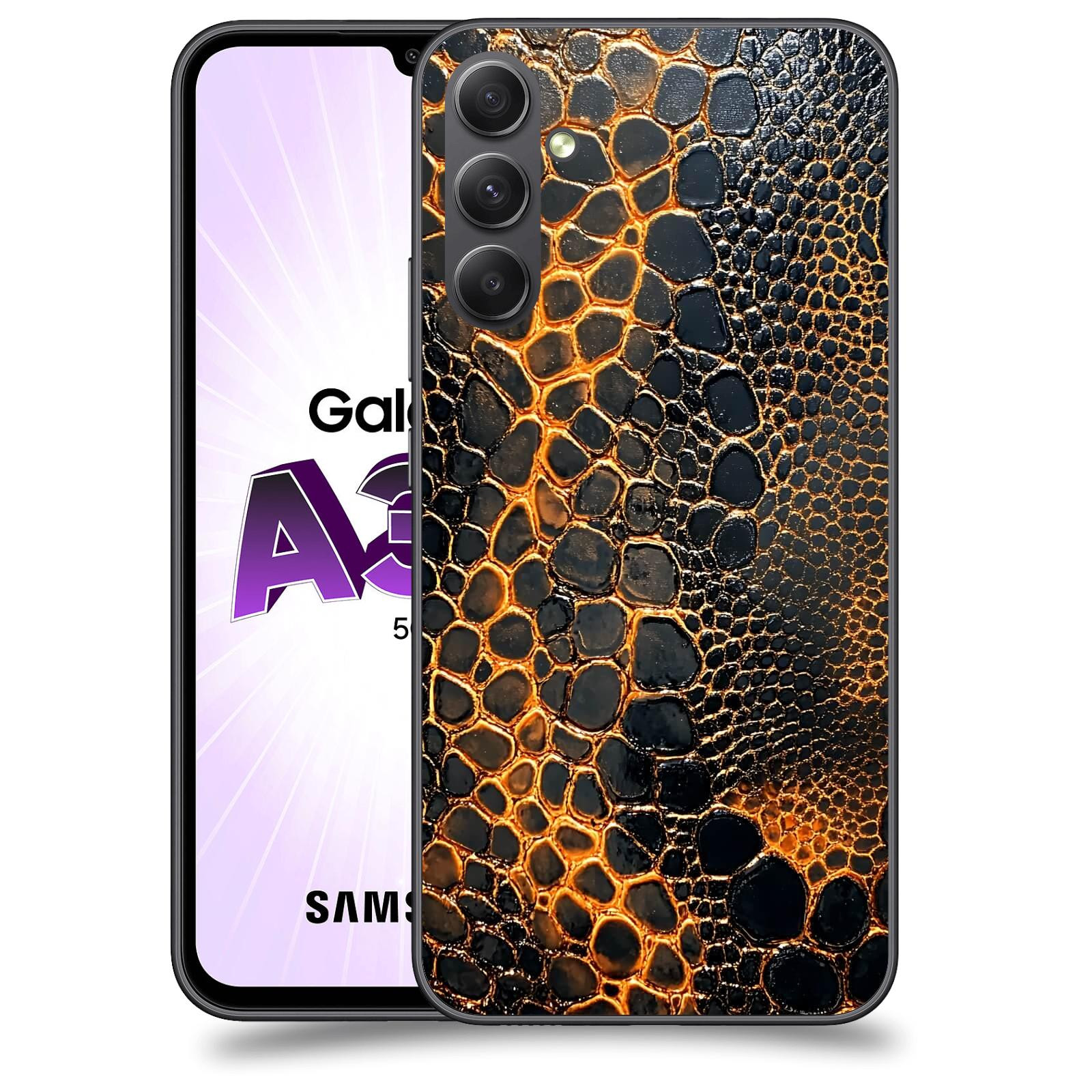 ACOVER Kryt na mobil Samsung Galaxy A34 - Síť a Energie