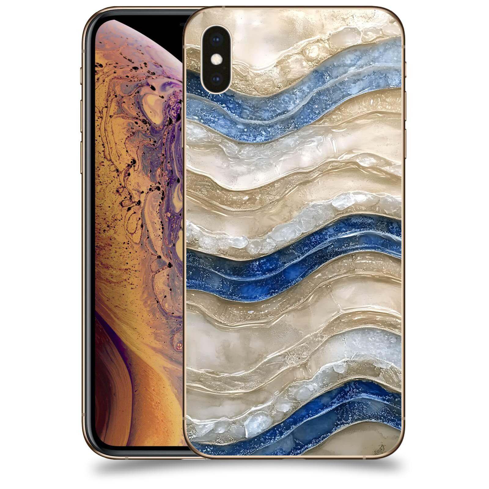 ACOVER Kryt na mobil Apple iPhone XS Max - Struktura a Harmonie