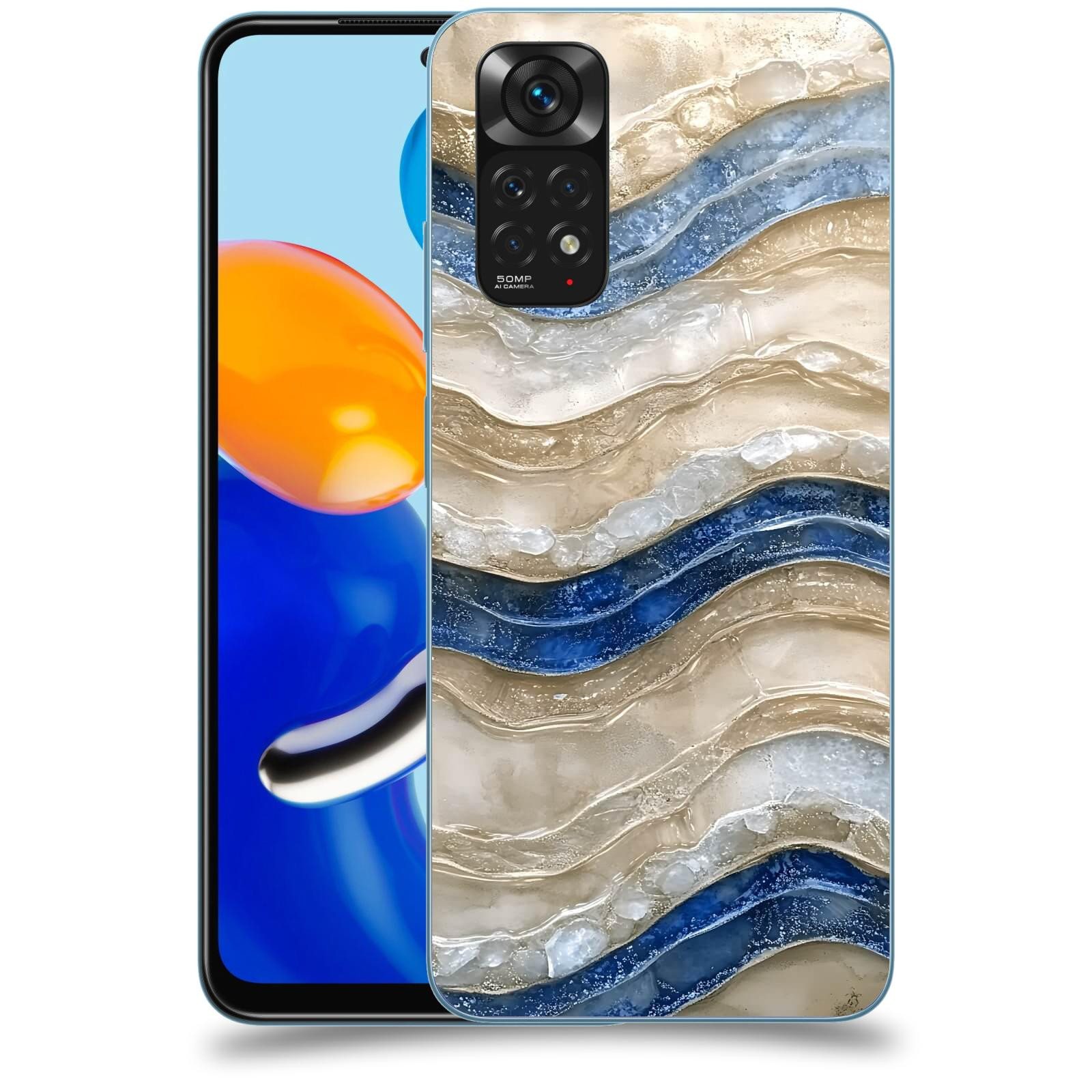 ACOVER Kryt na mobil Xiaomi Redmi Note 11 - Struktura a Harmonie