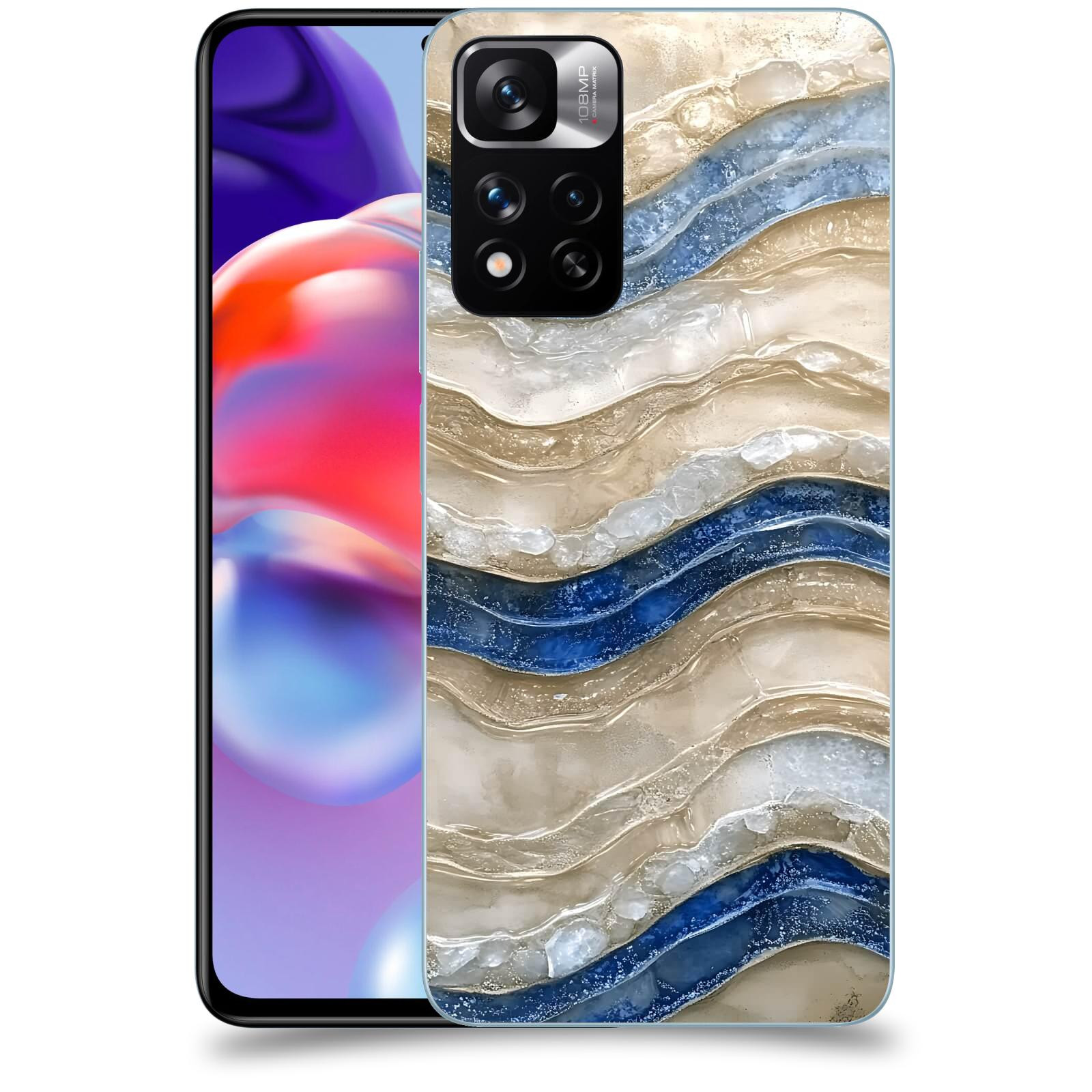 ACOVER Kryt na mobil Xiaomi Redmi Note 11 Pro+ 5G - Struktura a Harmonie