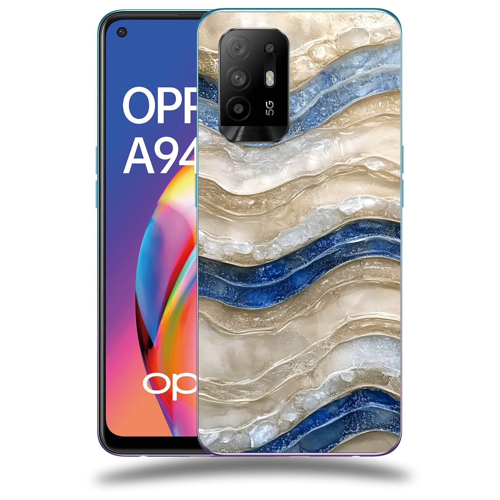 ACOVER Kryt na mobil OPPO A94 5G - Struktura a Harmonie