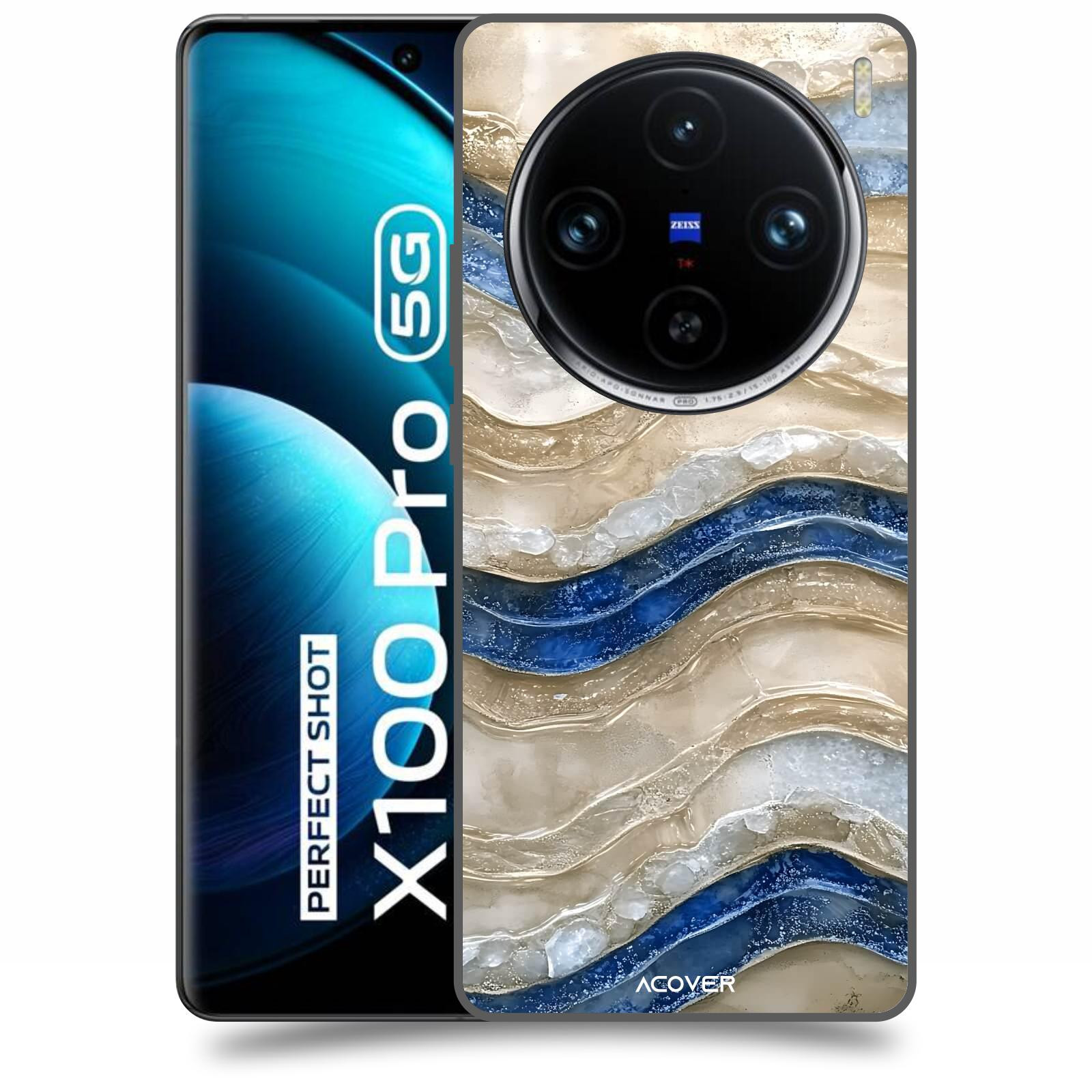 ACOVER Kryt na mobil Vivo X100 Pro - Struktura a Harmonie