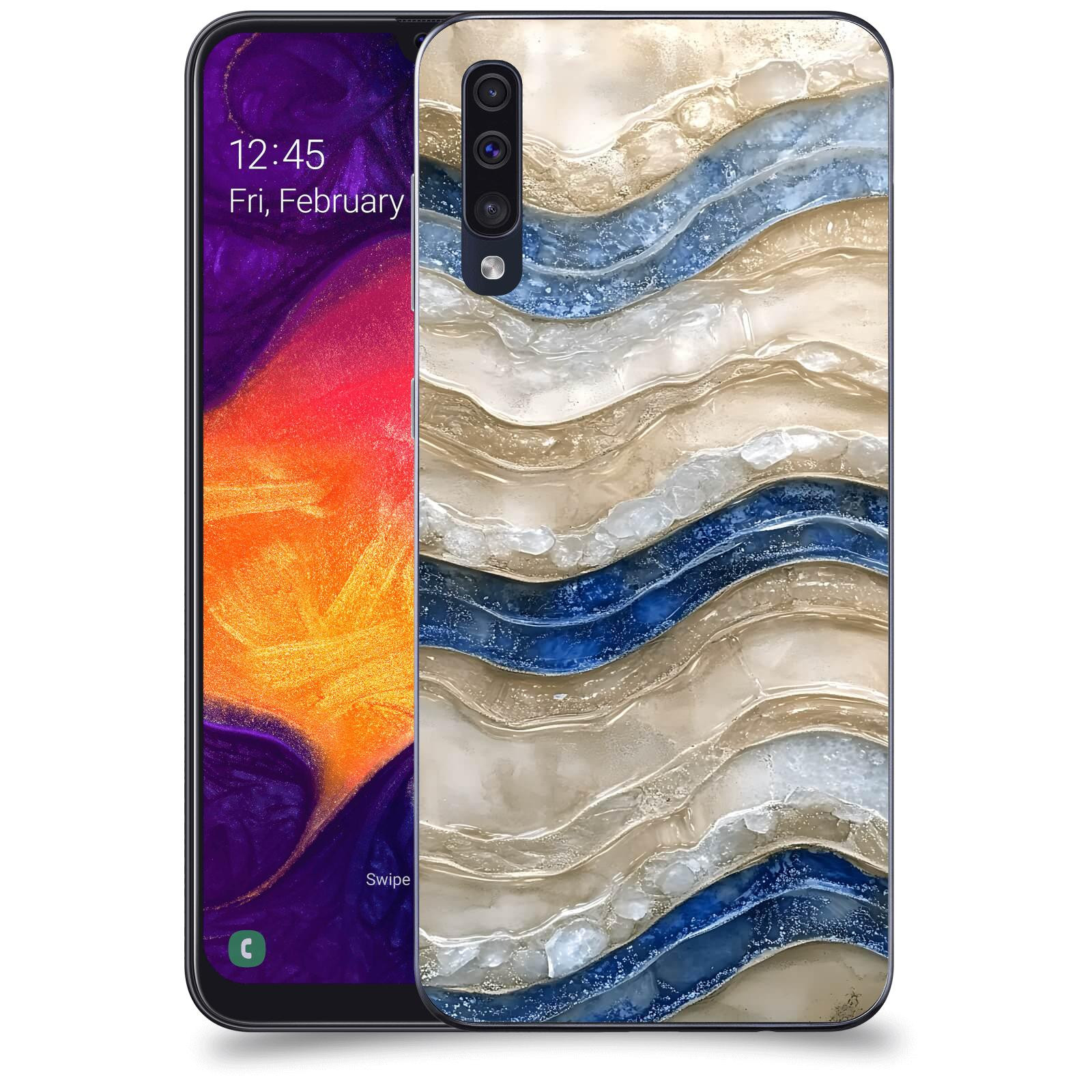 ACOVER Kryt na mobil Samsung Galaxy A50 A505F - Struktura a Harmonie