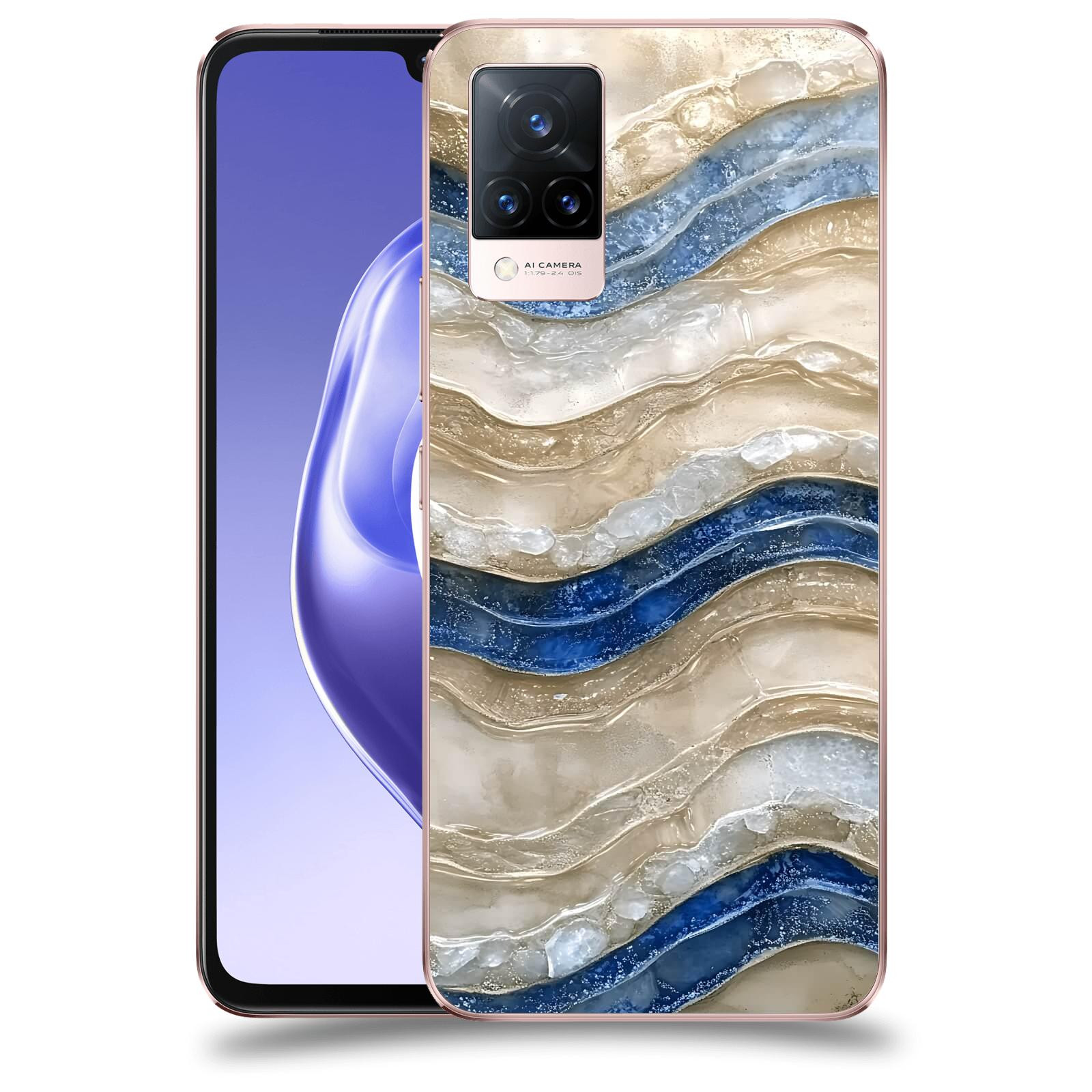 ACOVER Kryt na mobil Vivo V21 5G - Struktura a Harmonie