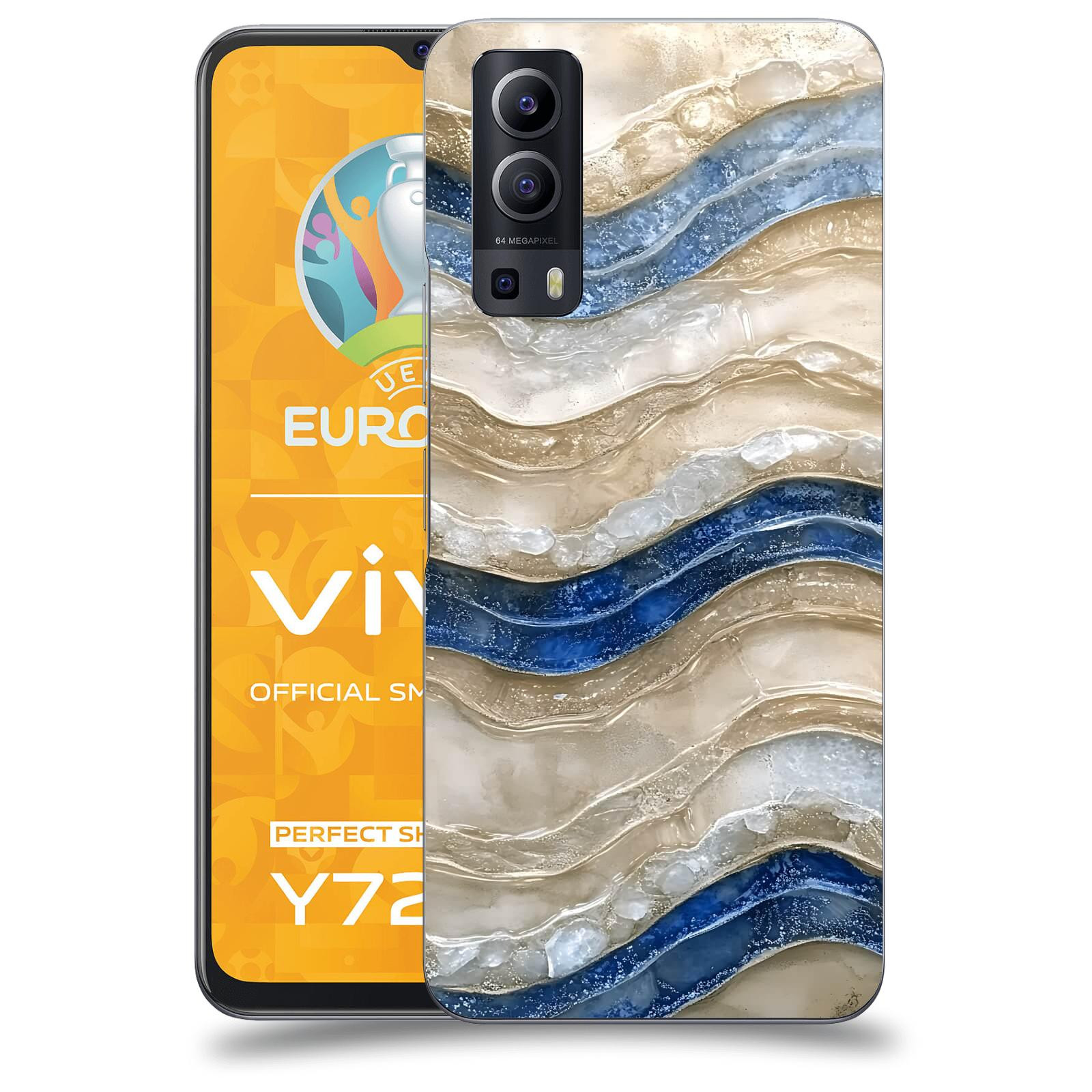 ACOVER Kryt na mobil Vivo Y72 5G - Struktura a Harmonie