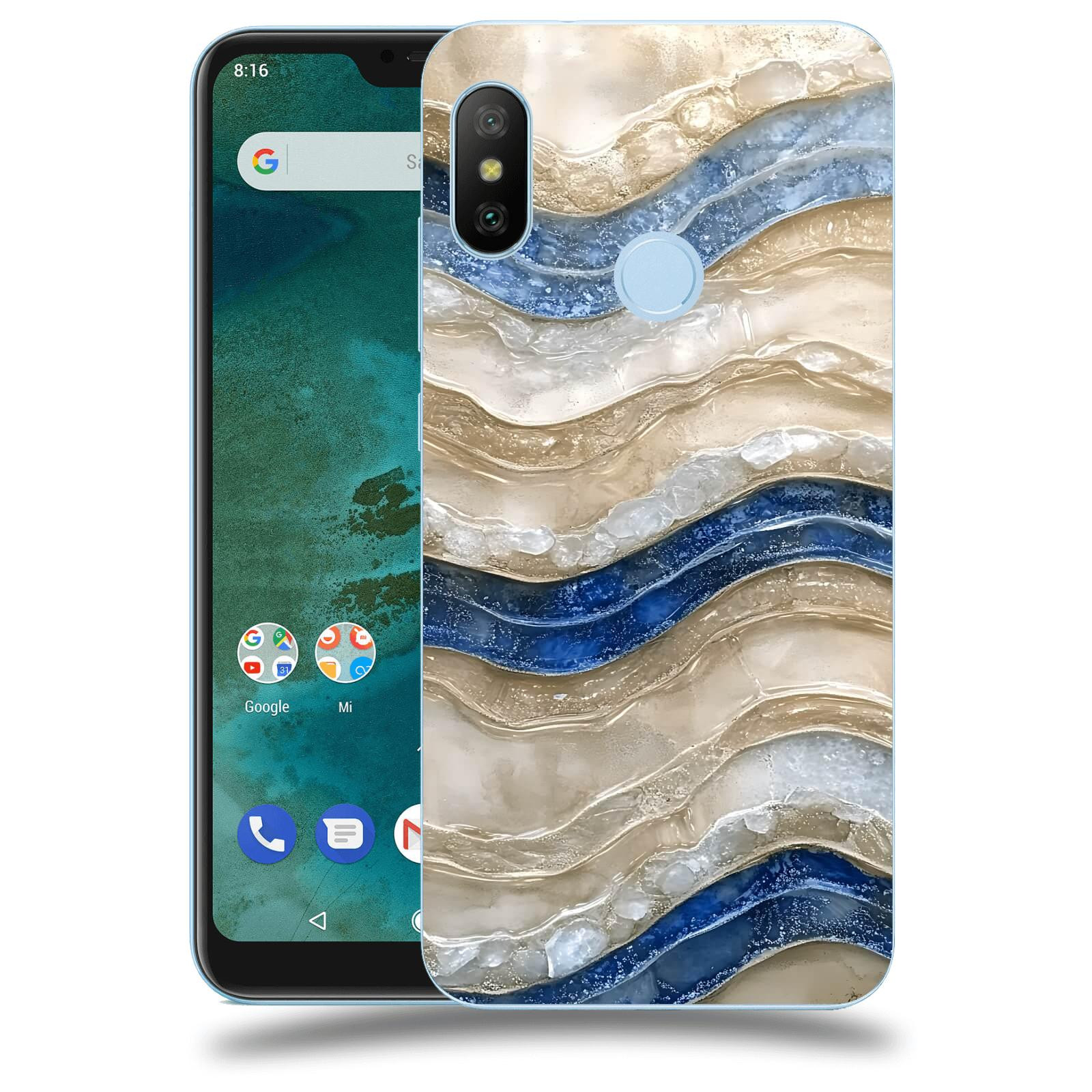 ACOVER Kryt na mobil Xiaomi Mi A2 Lite - Struktura a Harmonie