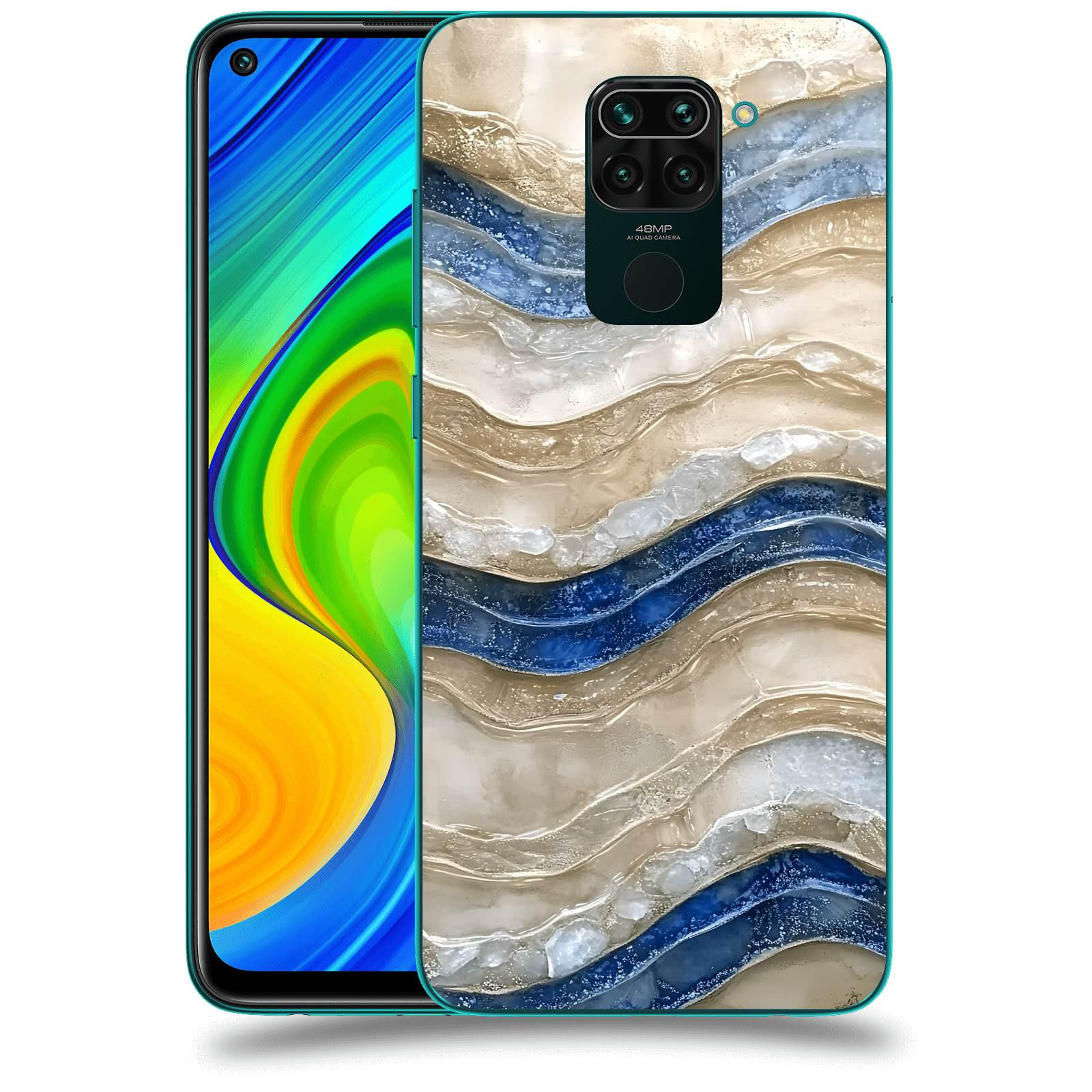 ACOVER Kryt na mobil Xiaomi Redmi Note 9 - Struktura a Harmonie