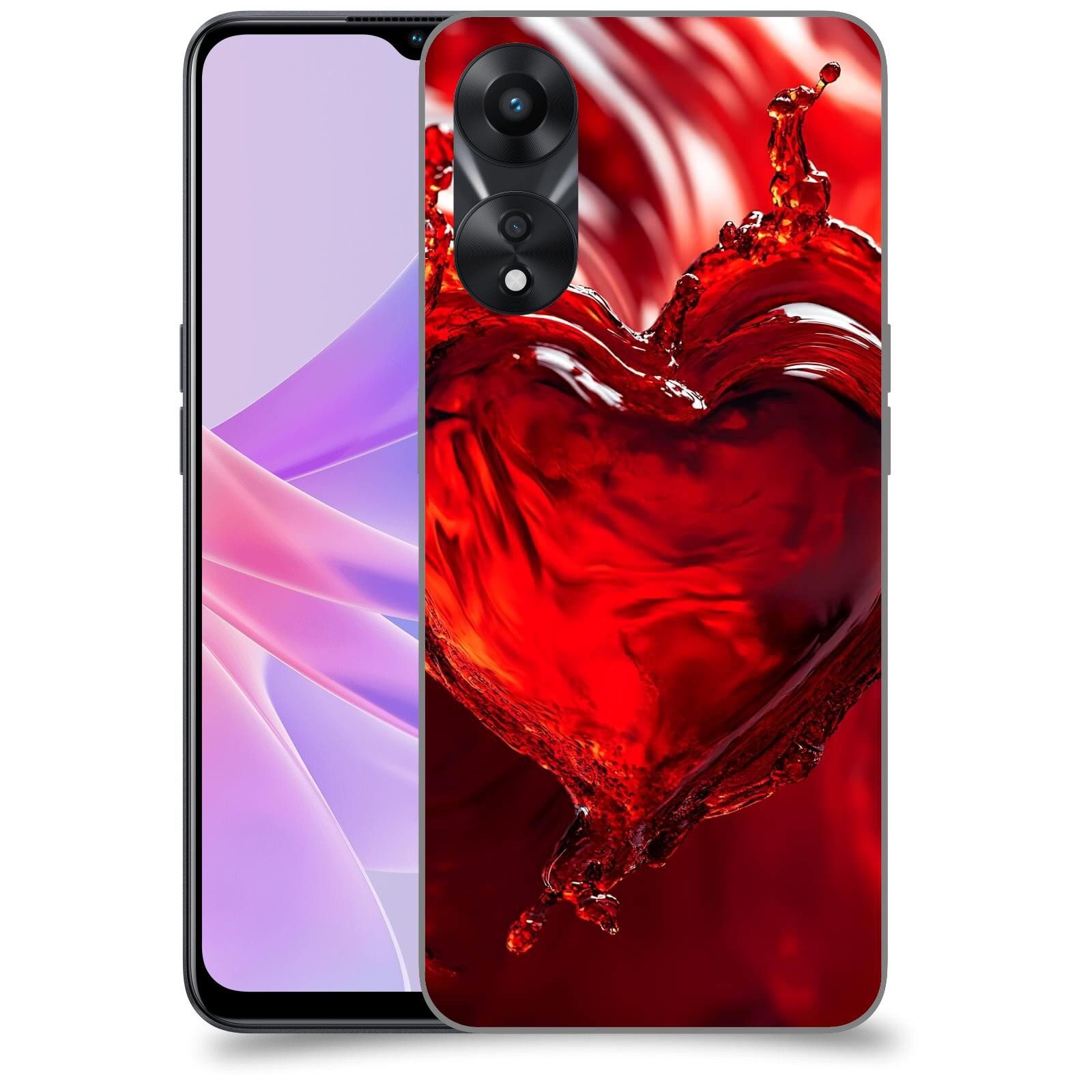 ACOVER Kryt na mobil OPPO A78 5G - Love II