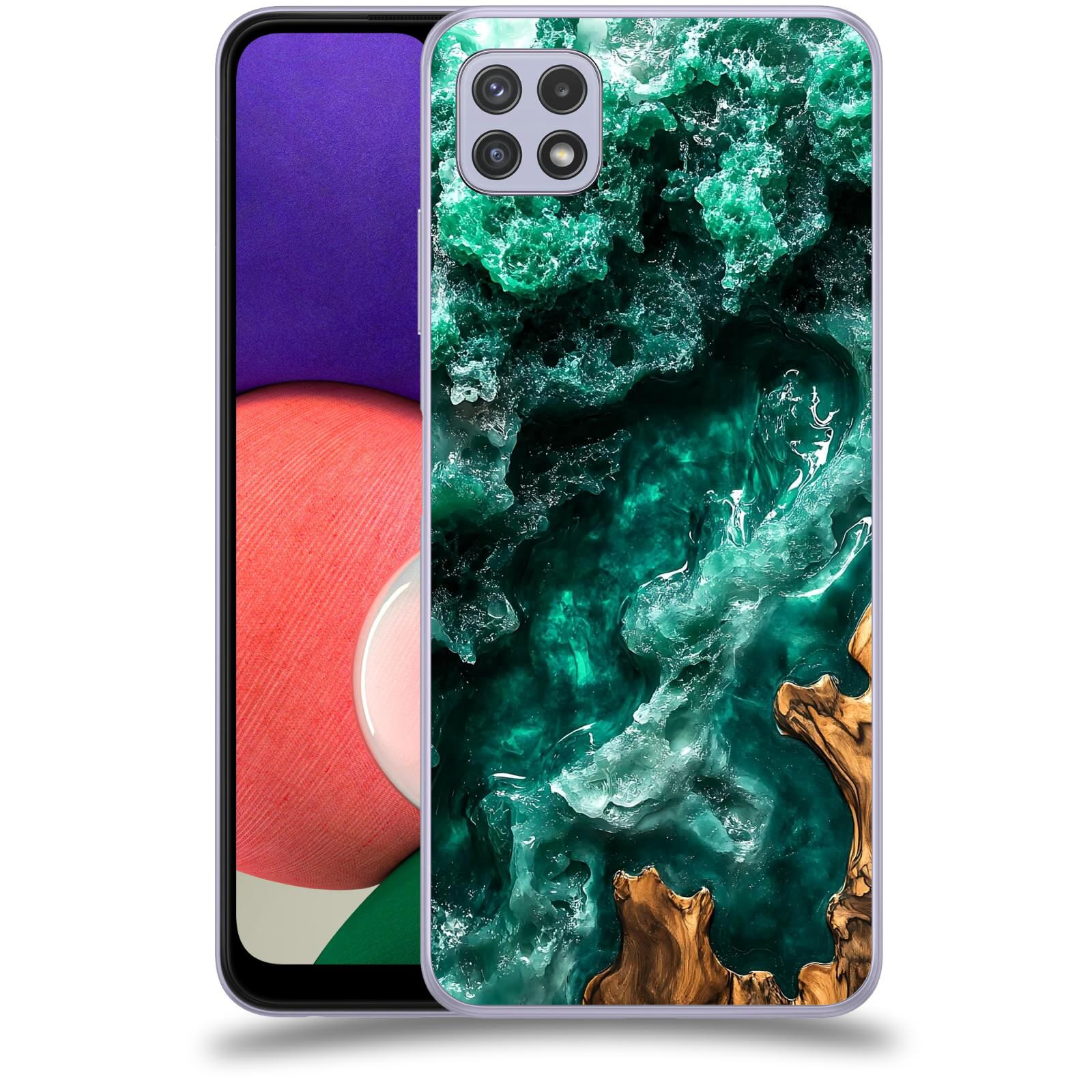 ACOVER Kryt na mobil Samsung Galaxy A22 5G A226B - Forest Wood I