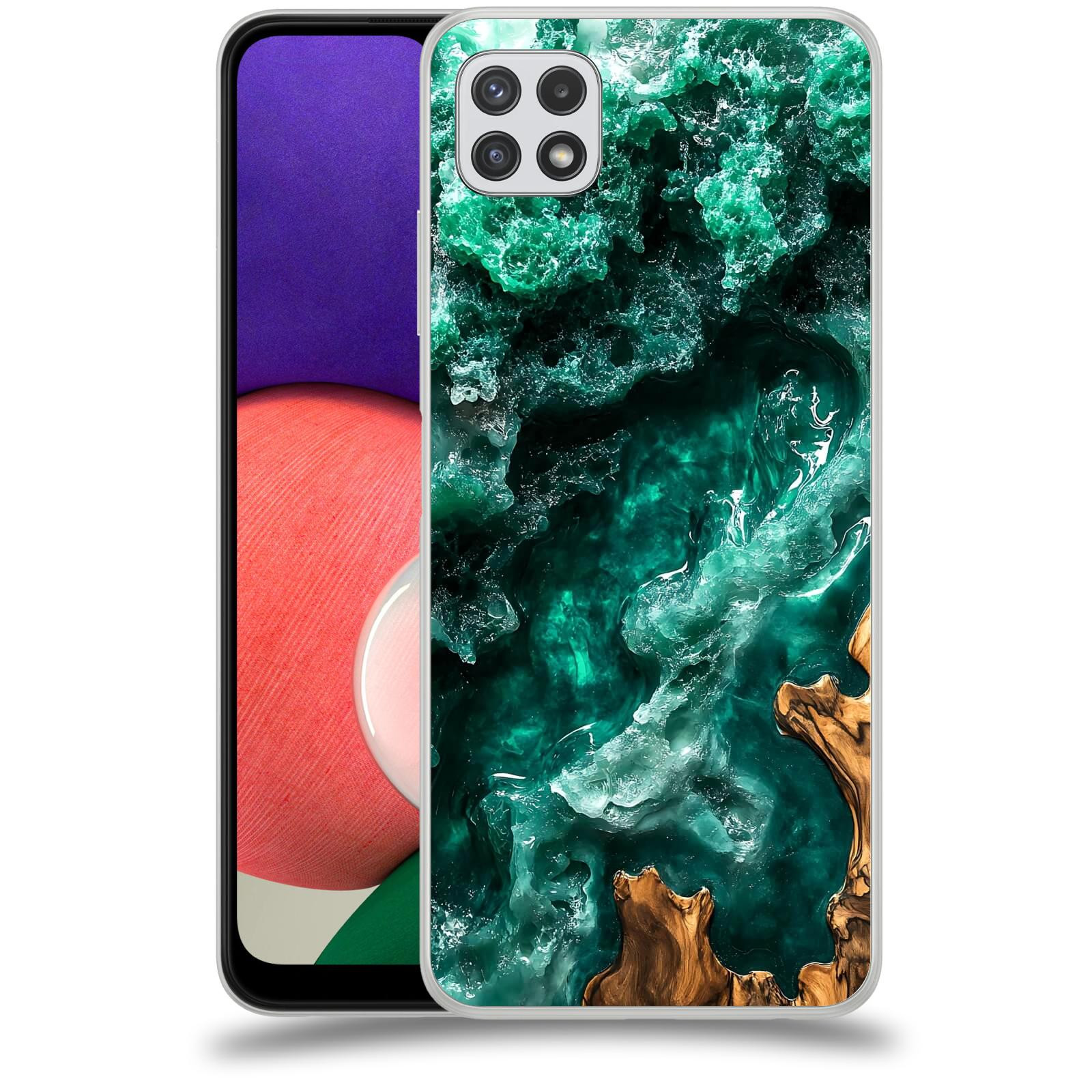 ACOVER Kryt na mobil Samsung Galaxy A22 A225F - Forest Wood I
