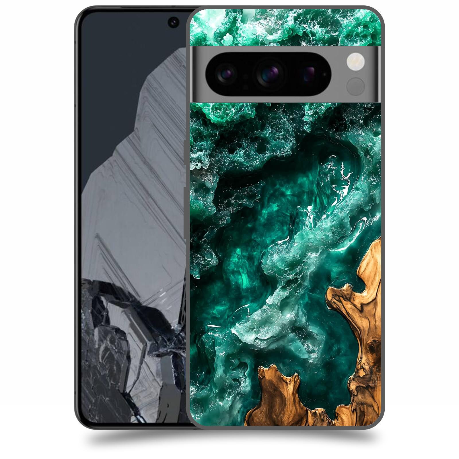 ACOVER Kryt na mobil Google Pixel 8 Pro - Forest Wood I