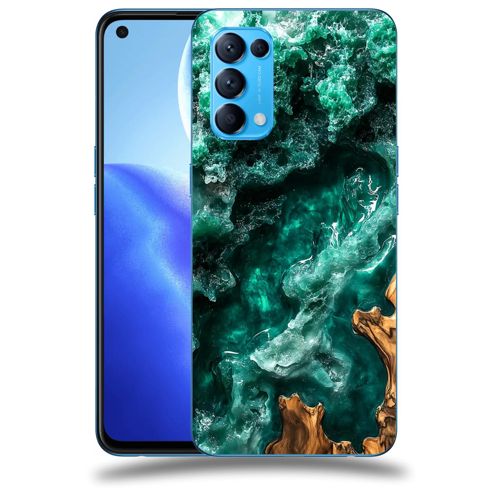 ACOVER Kryt na mobil OPPO Reno 5 5G - Forest Wood I