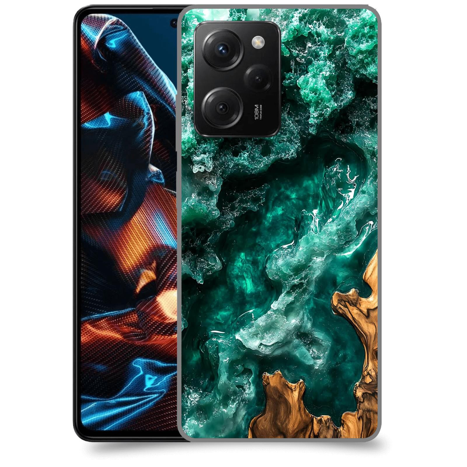 ACOVER Kryt na mobil Xiaomi Poco X5 Pro - Forest Wood I