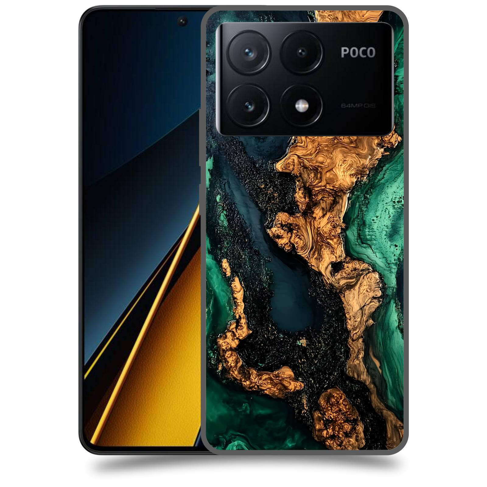 ACOVER Kryt na mobil Poco X6 Pro 5G - Forest Wood II