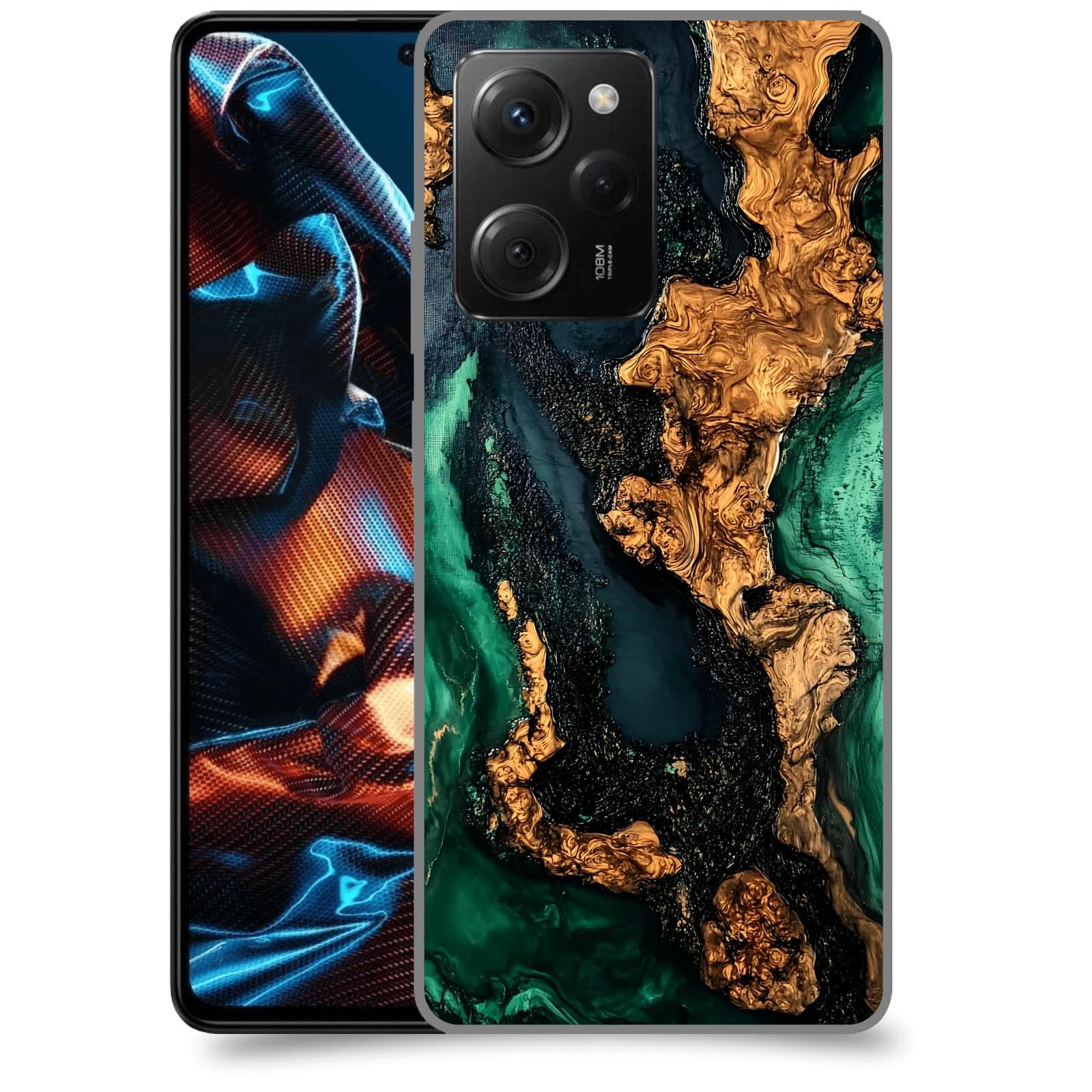 ACOVER Kryt na mobil Xiaomi Poco X5 Pro - Forest Wood II