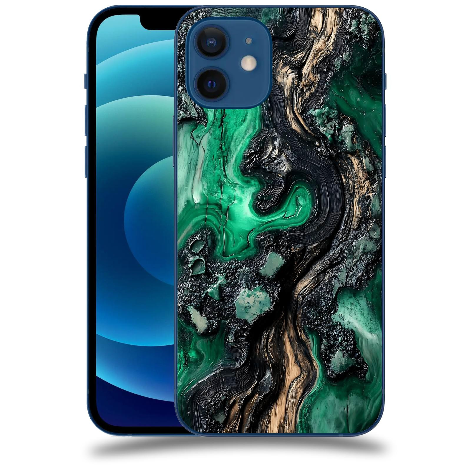 ACOVER Kryt na mobil Apple iPhone 12 - Forest Wood III