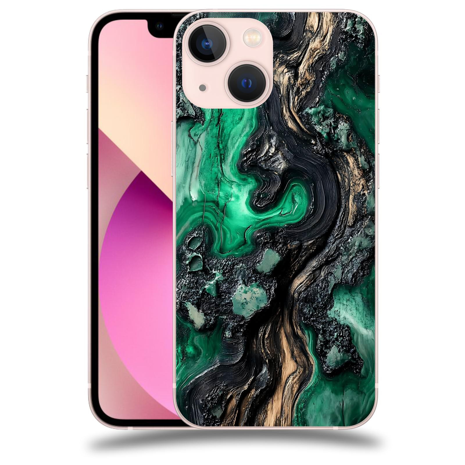 ACOVER Kryt na mobil Apple iPhone 13 mini - Forest Wood III