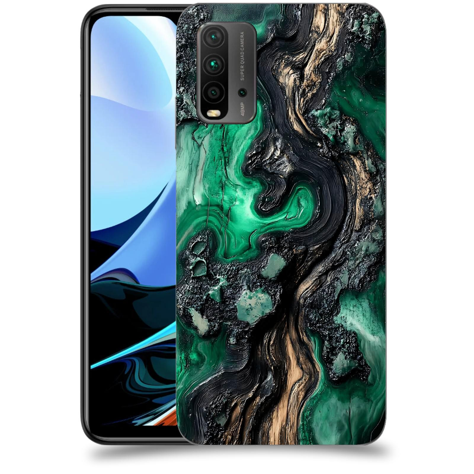 ACOVER Kryt na mobil Xiaomi Redmi 9T - Forest Wood III