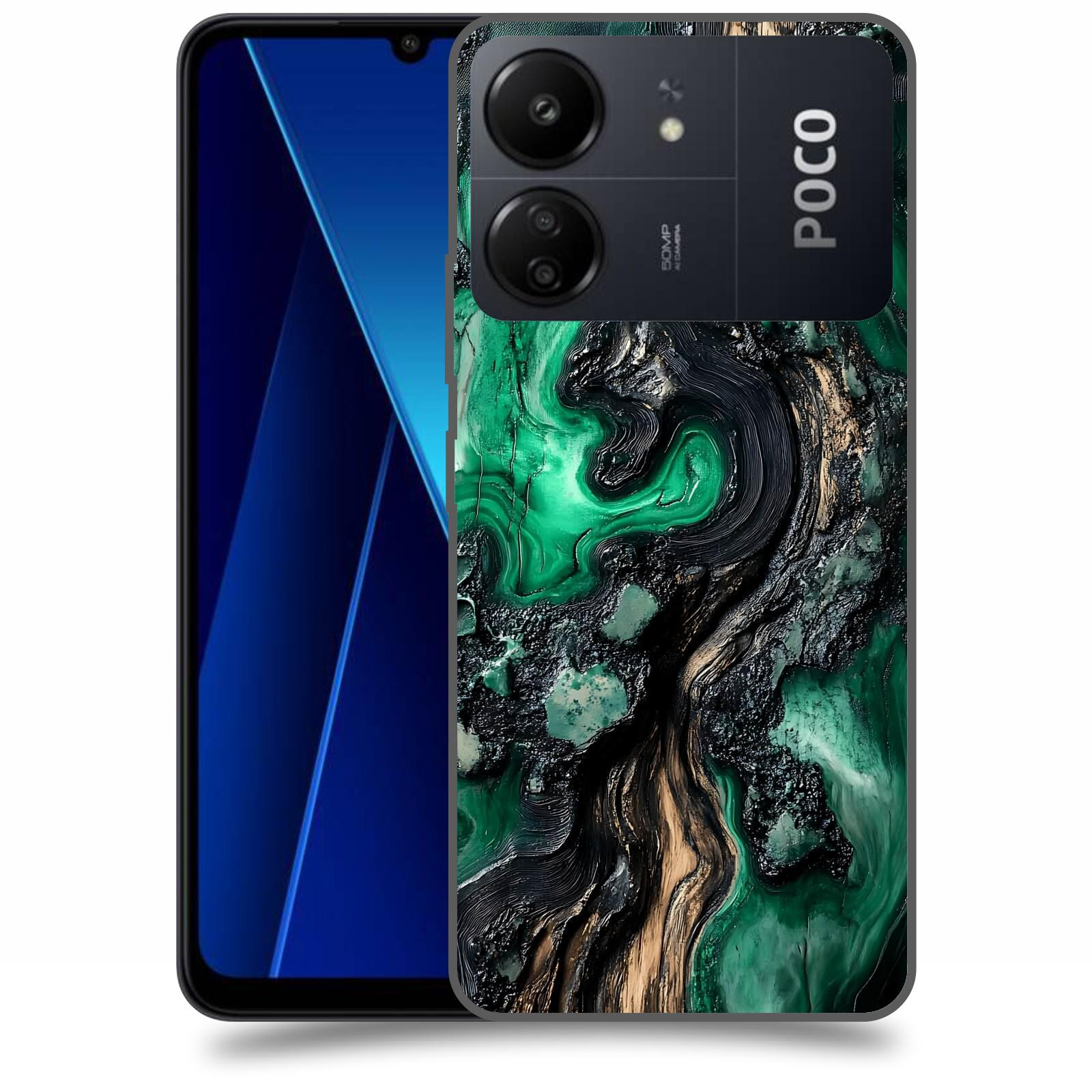ACOVER Kryt na mobil Poco C65 - Forest Wood III