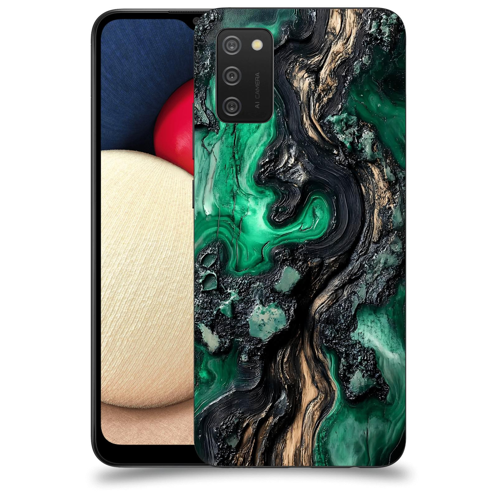 ACOVER Kryt na mobil Samsung Galaxy A02s A025G - Forest Wood III