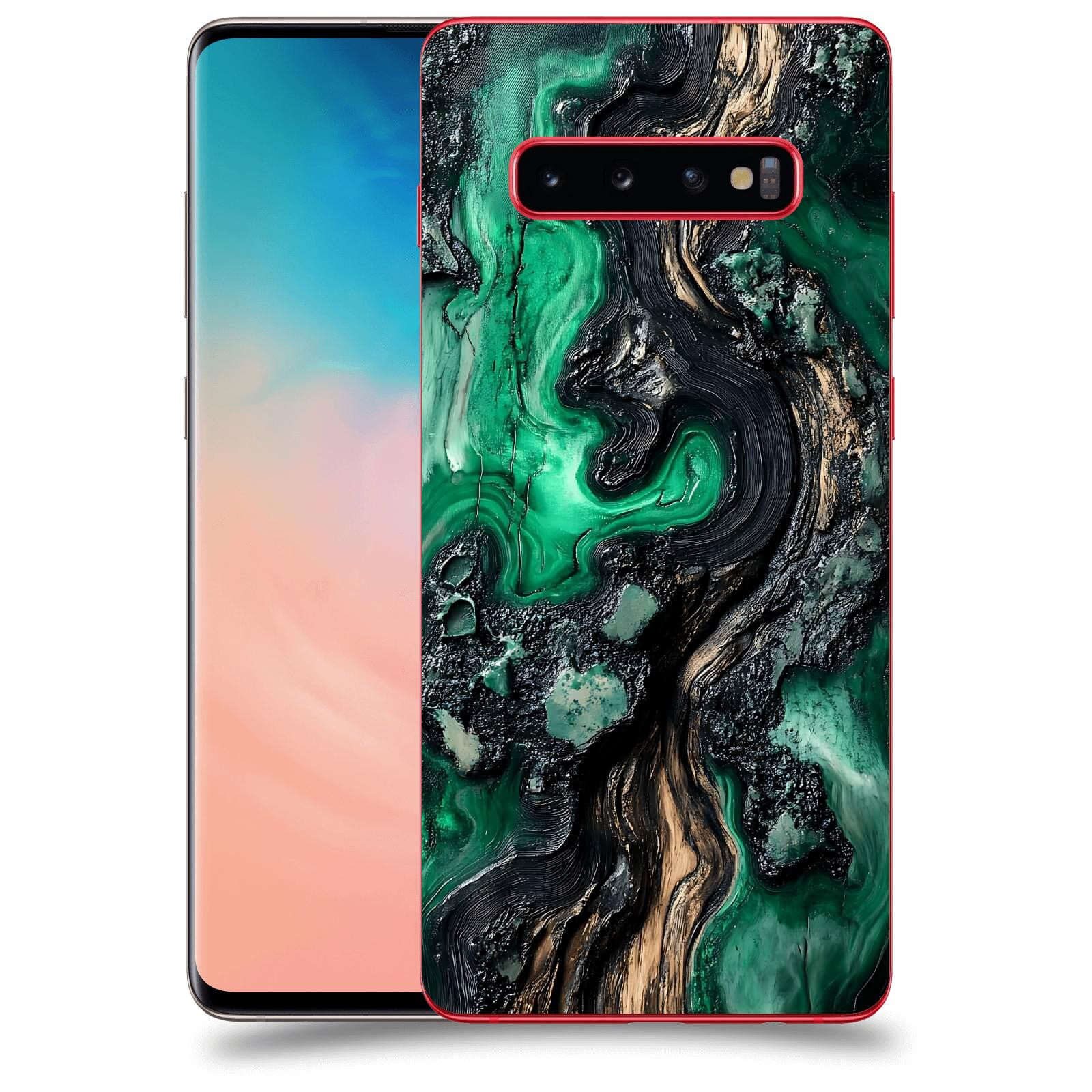 ACOVER Kryt na mobil Samsung Galaxy S10 Plus G975 - Forest Wood III