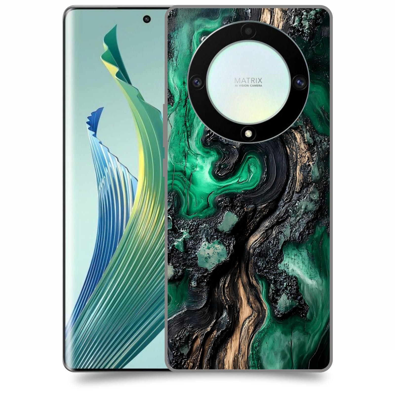 ACOVER Kryt na mobil Honor Magic 5 Lite 5G - Forest Wood III