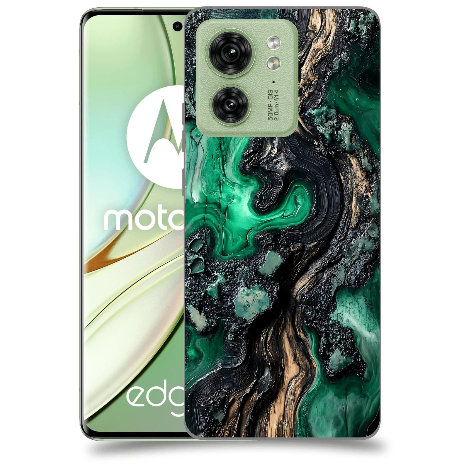 ACOVER Kryt na mobil Motorola EDGE 40 5G - Forest Wood III