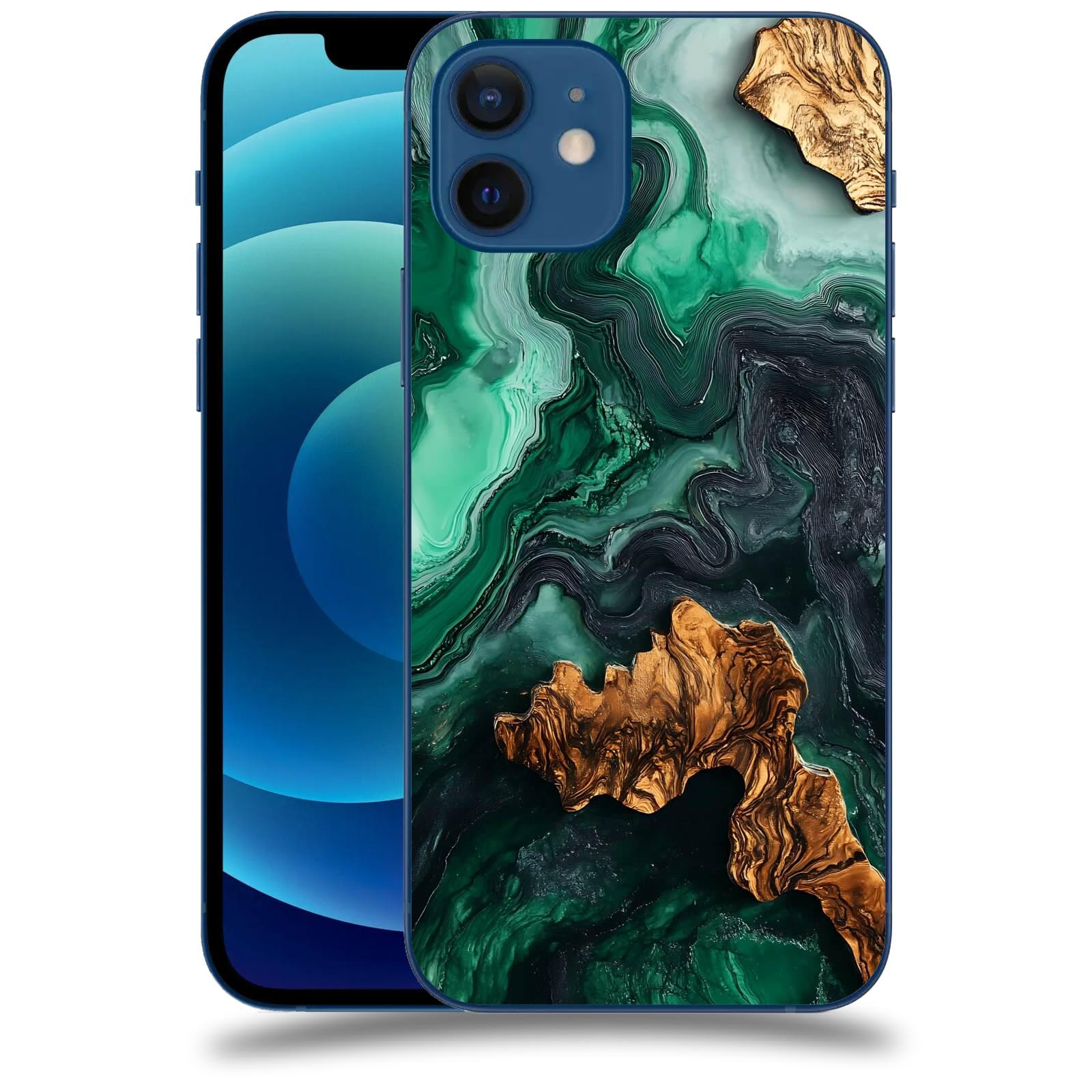 ACOVER Kryt na mobil Apple iPhone 12 - Forest Wood IV
