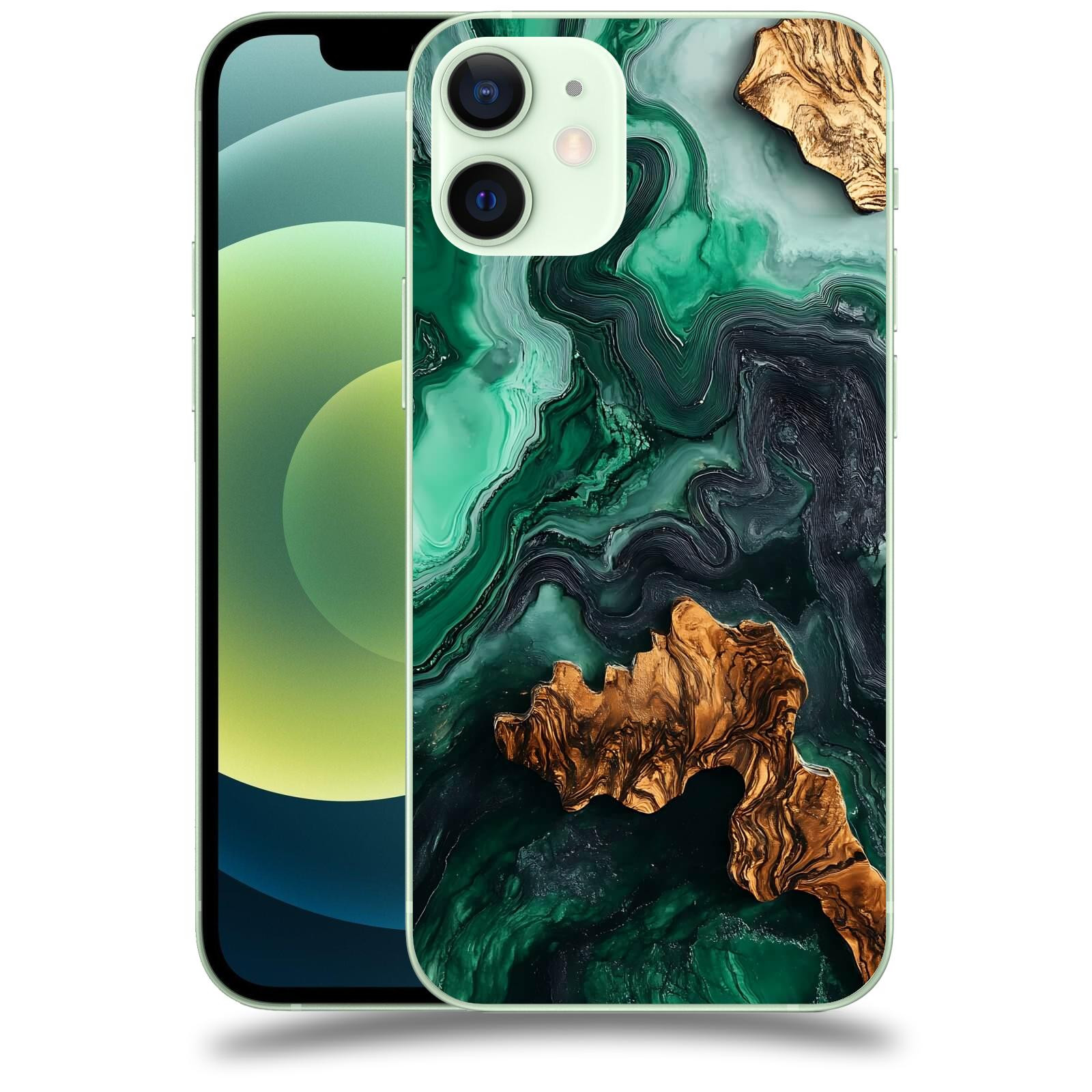 ACOVER Kryt na mobil Apple iPhone 12 mini - Forest Wood IV