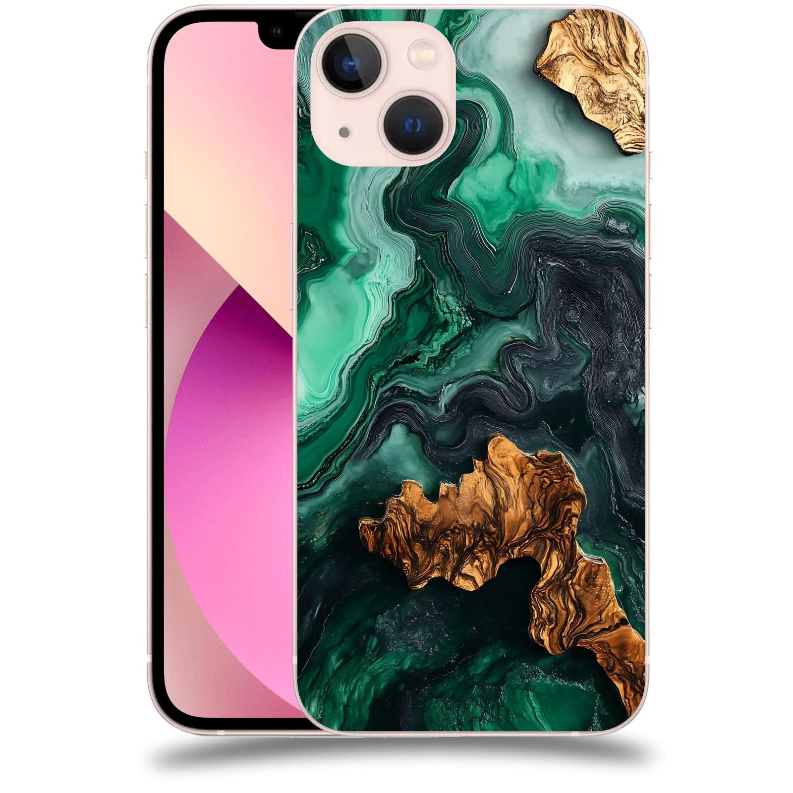 ACOVER Kryt na mobil Apple iPhone 13 - Forest Wood IV