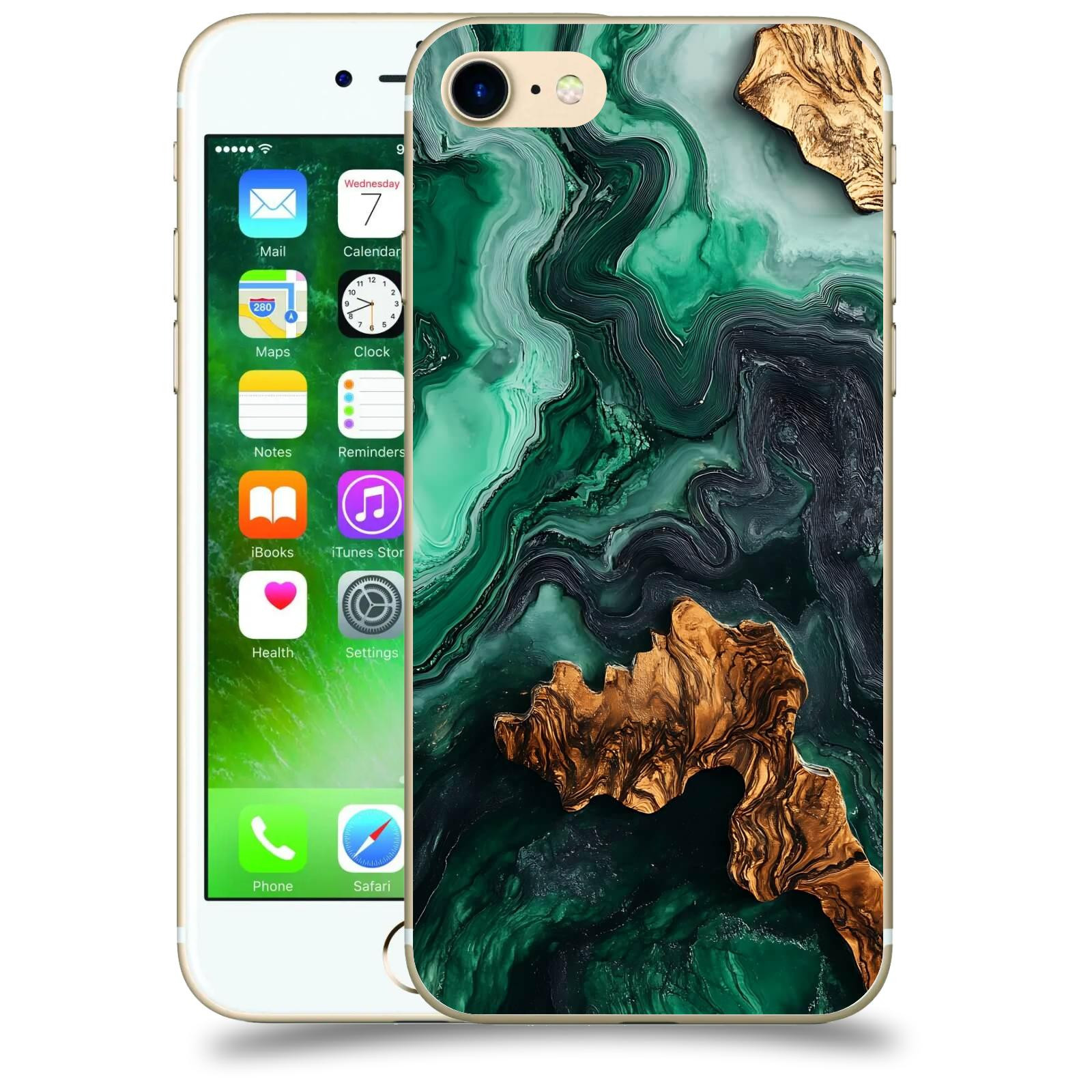 ACOVER Kryt na mobil Apple iPhone 7 - Forest Wood IV