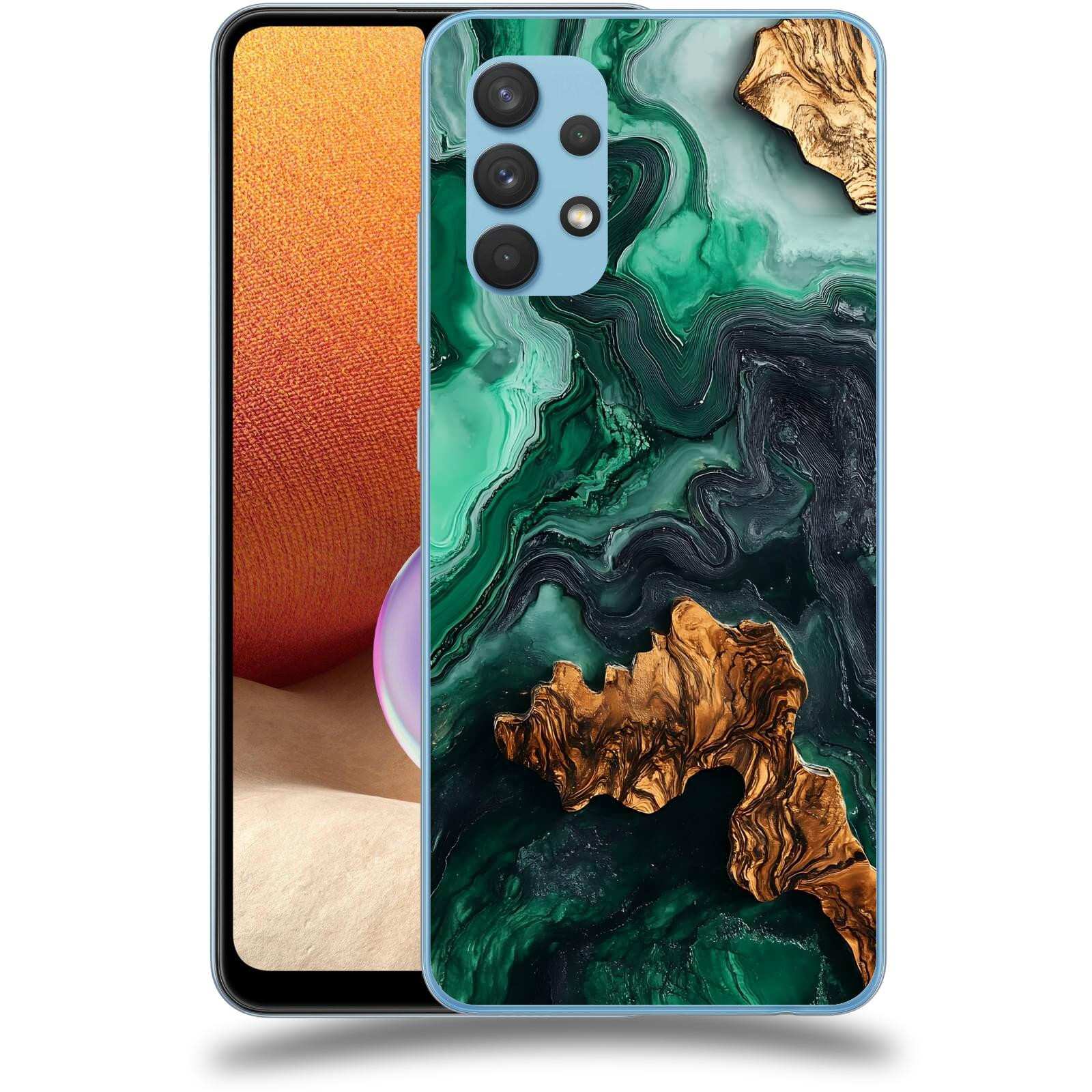 ACOVER Kryt na mobil Samsung Galaxy A32 4G SM-A325F - Forest Wood IV
