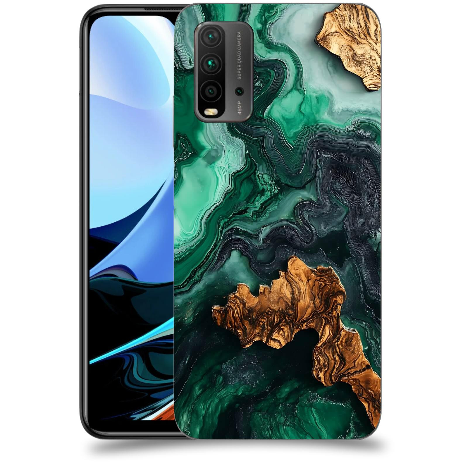 ACOVER Kryt na mobil Xiaomi Redmi 9T - Forest Wood IV