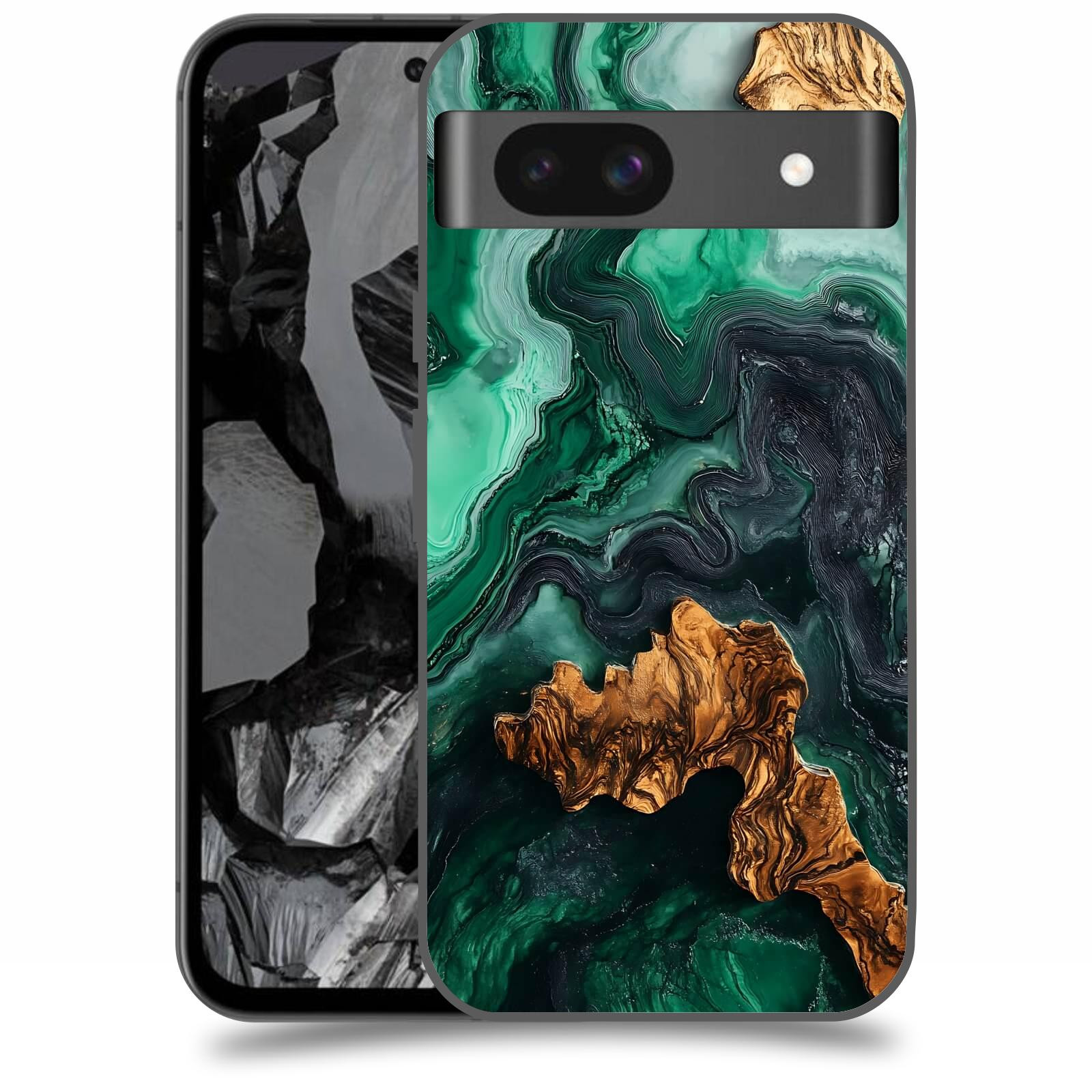 ACOVER Kryt na mobil Google Pixel 8A - Forest Wood IV